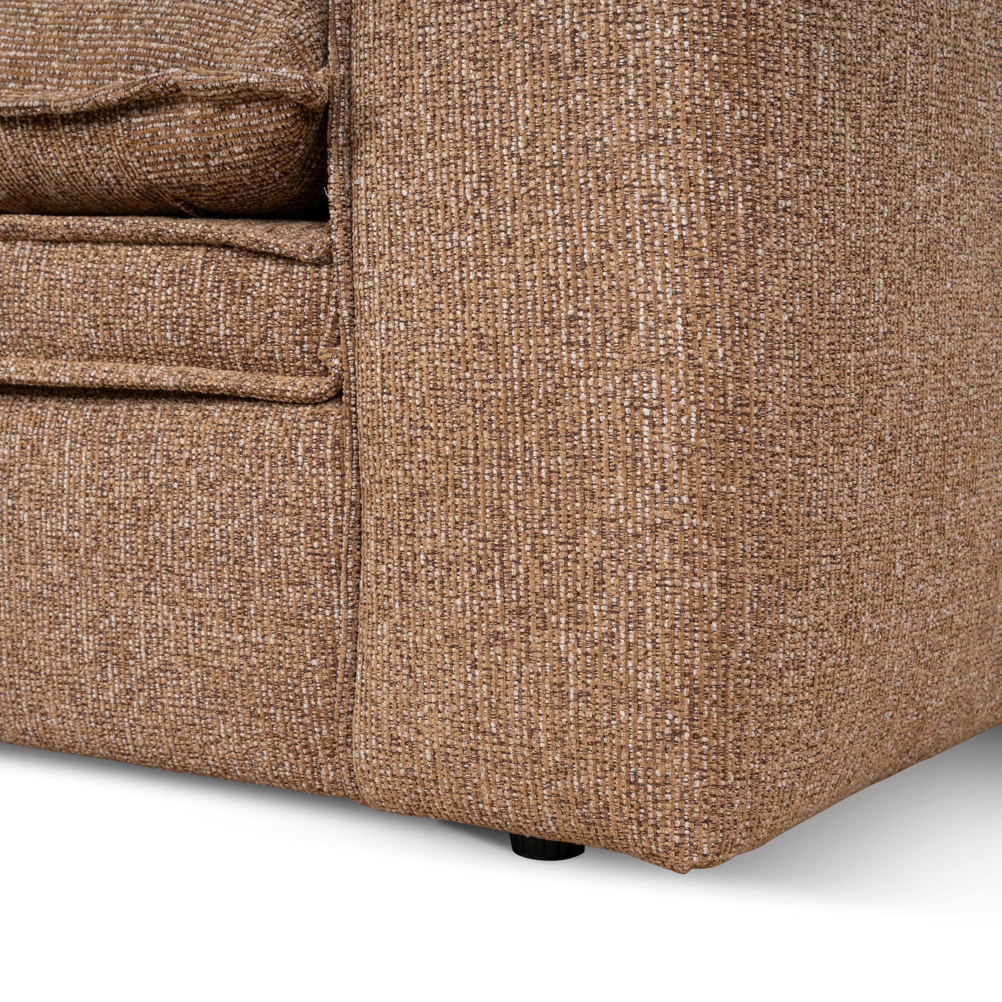 CLC10402-IG 2 Seater Fabric Sofa - Almond Brown - Image 9