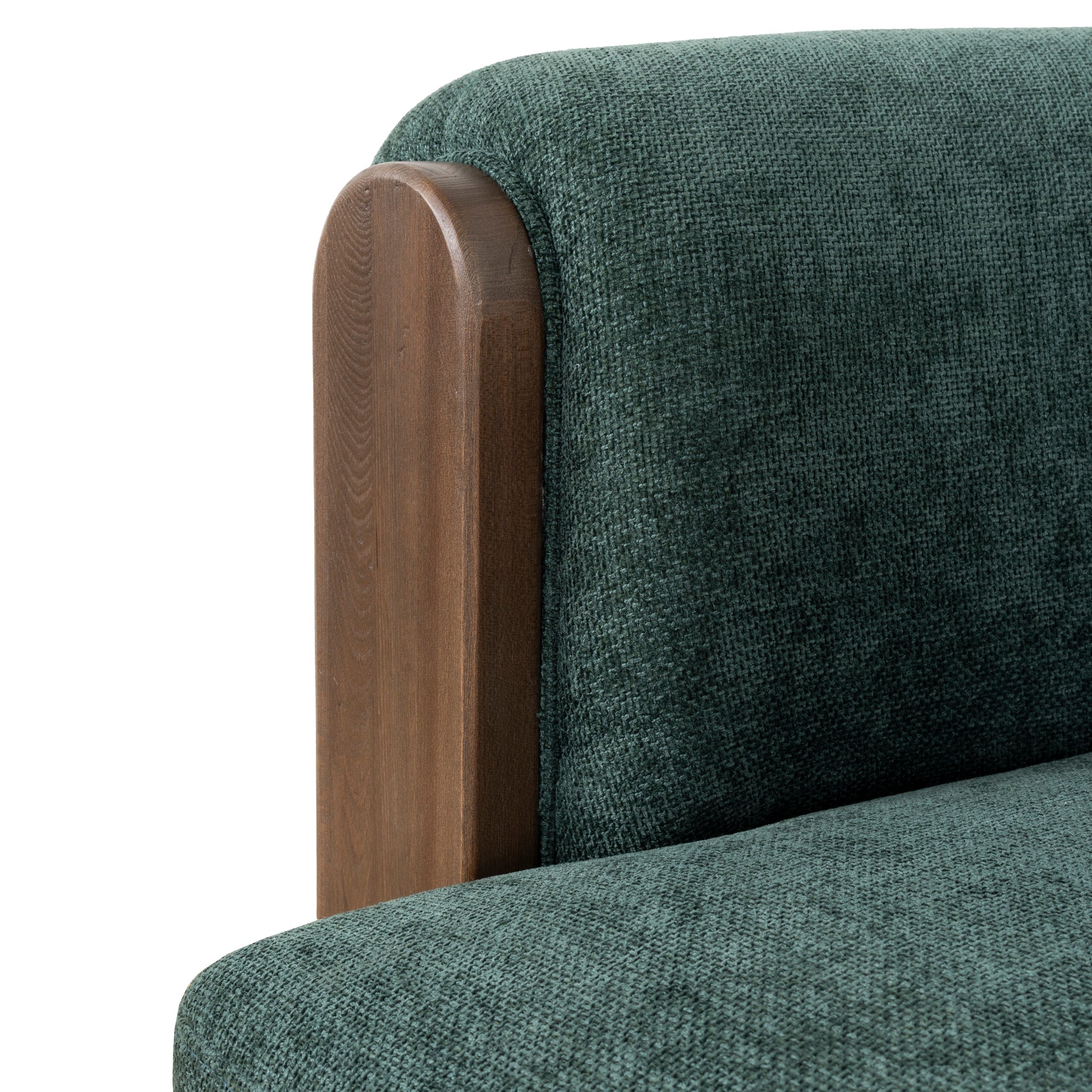 CLC10408-NI Walnut Armchair - Bush Green - Image 11