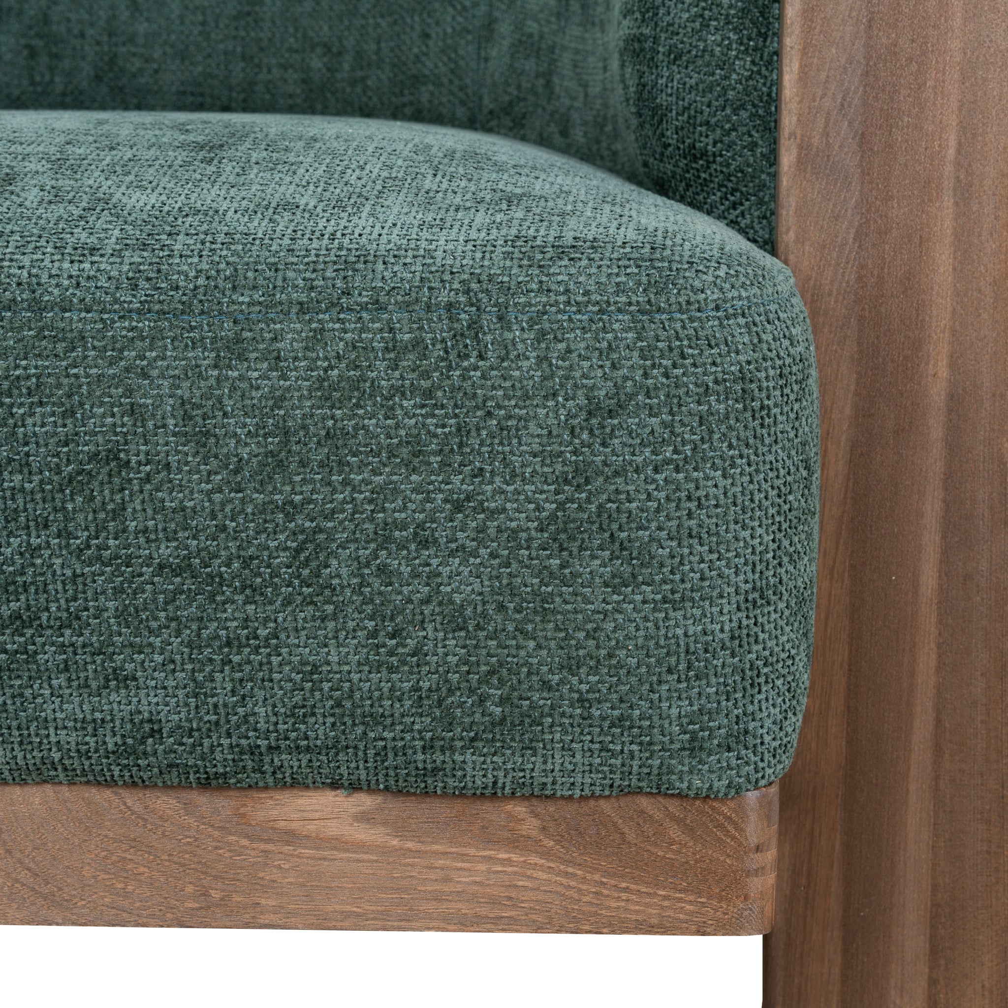 CLC10408-NI Walnut Armchair - Bush Green - Image 14