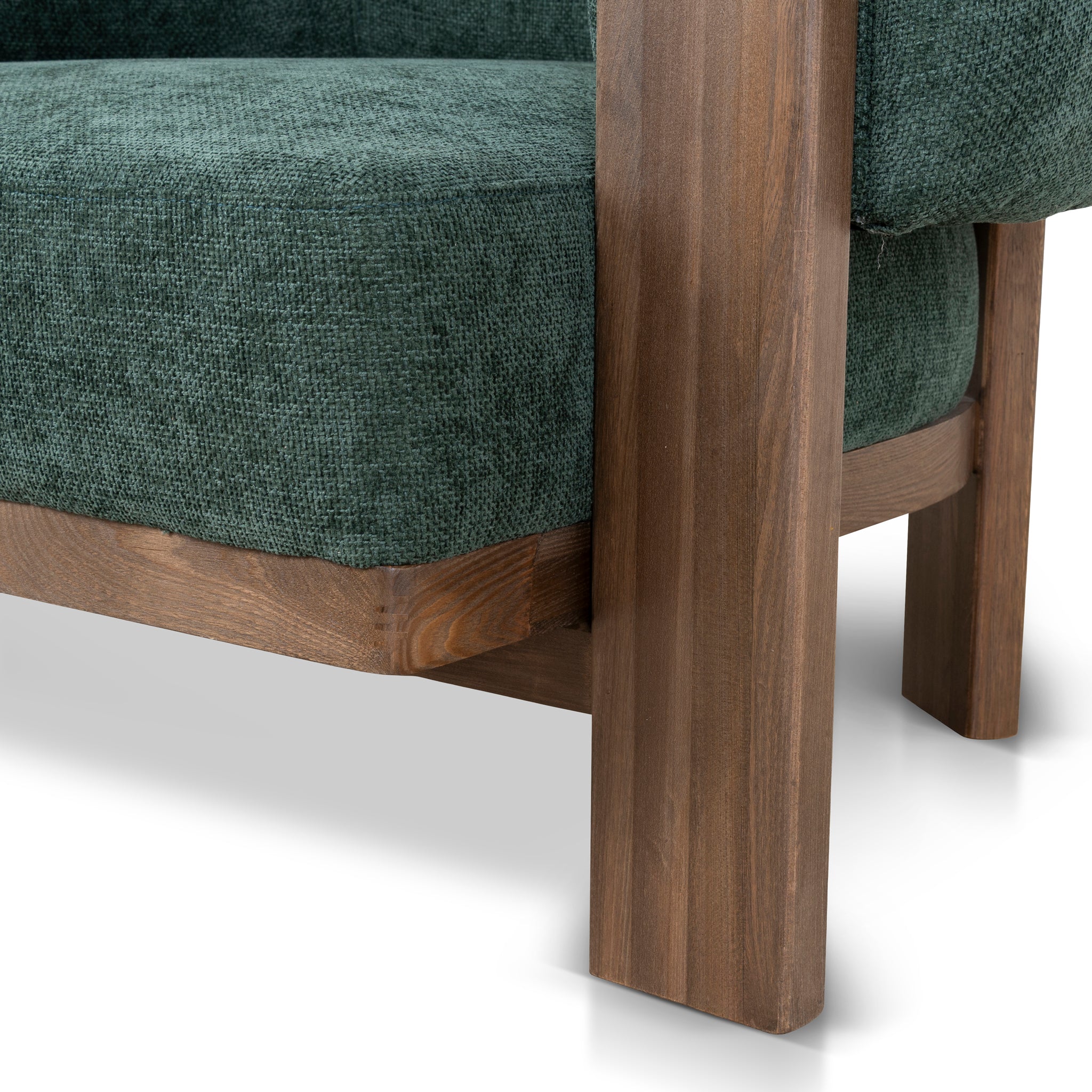 CLC10408-NI Walnut Armchair - Bush Green - Image 15