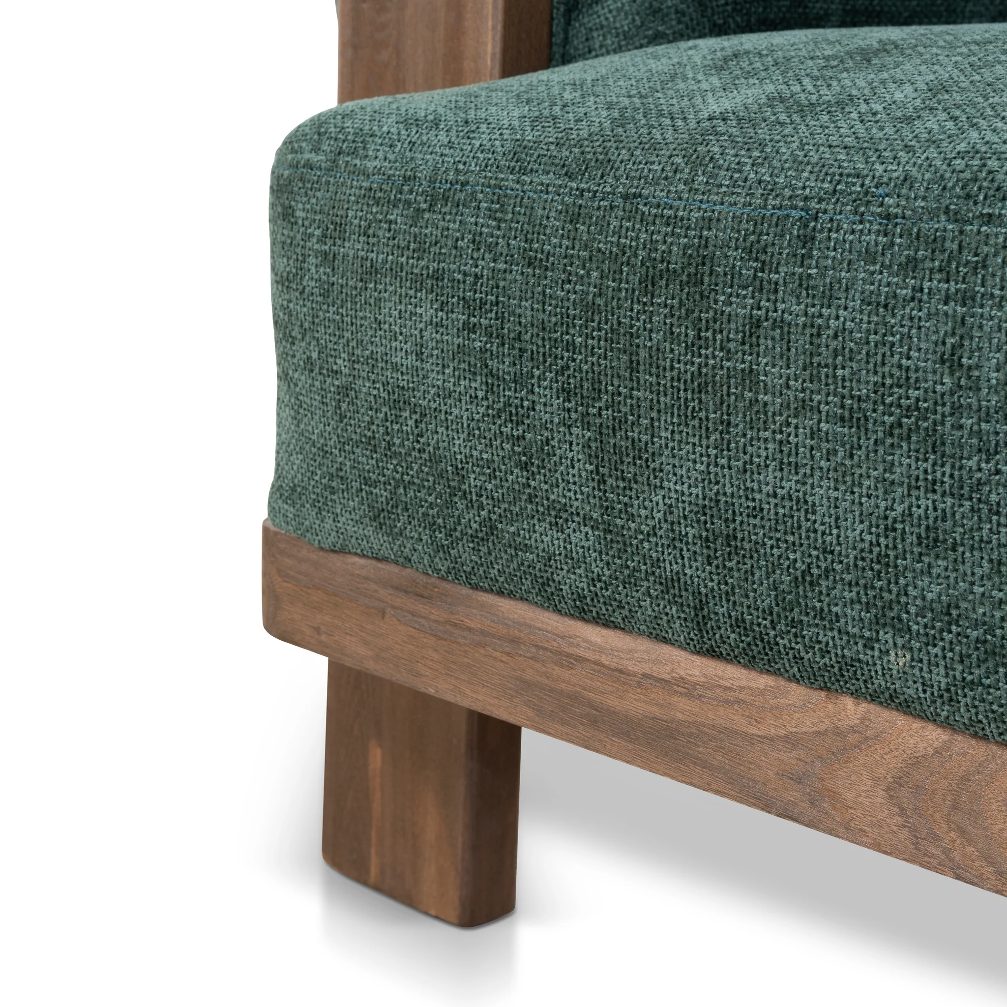 CLC10408-NI Walnut Armchair - Bush Green - Image 16