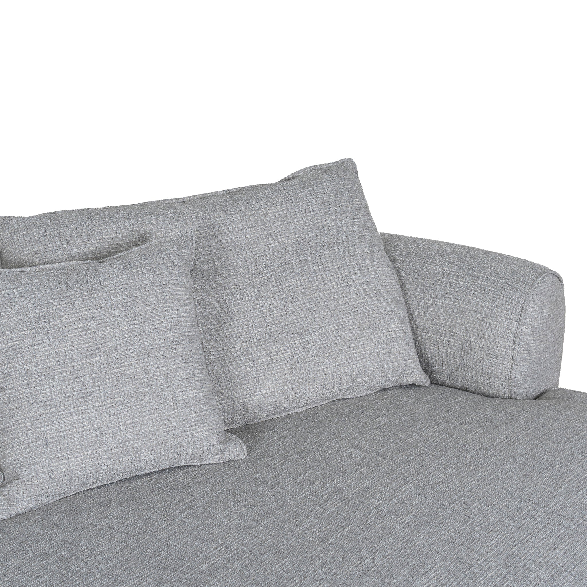 CLC10445-KJ Right Chaise Sofa - Chrome Grey - Image 11