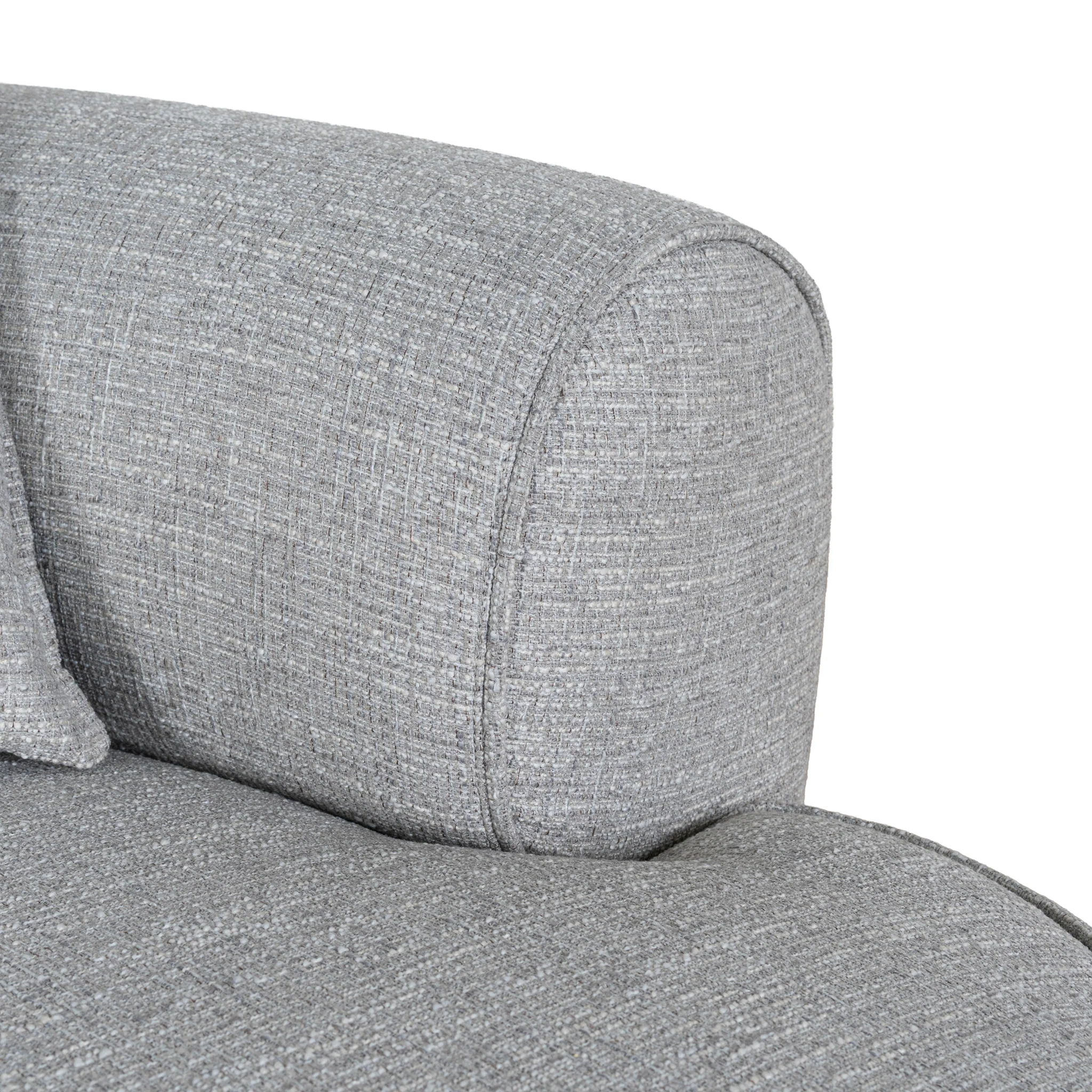 CLC10445-KJ Right Chaise Sofa - Chrome Grey - Image 12