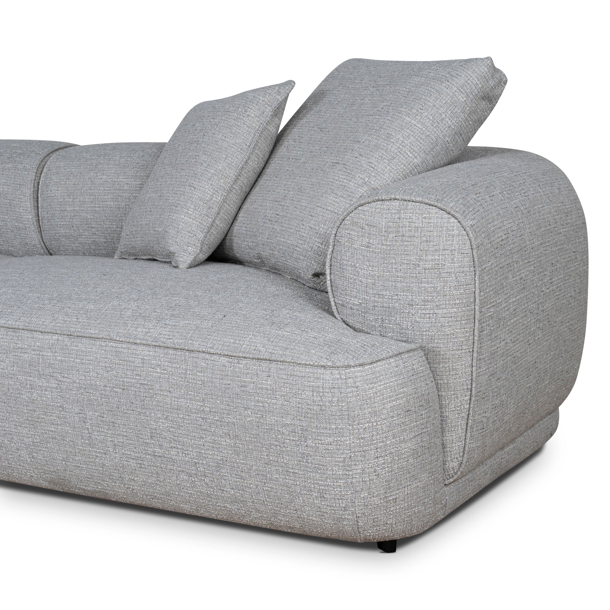CLC10446-KJ Left Chaise Sofa - Chrome Grey - Image 13