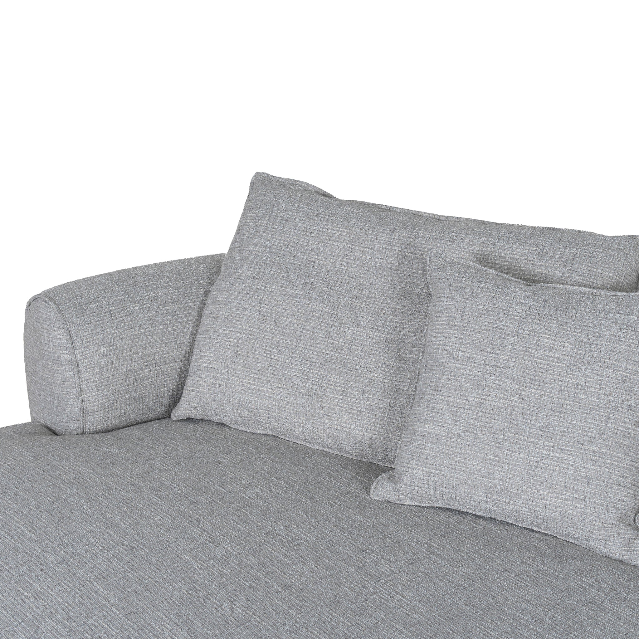 CLC10446-KJ Left Chaise Sofa - Chrome Grey - Image 8