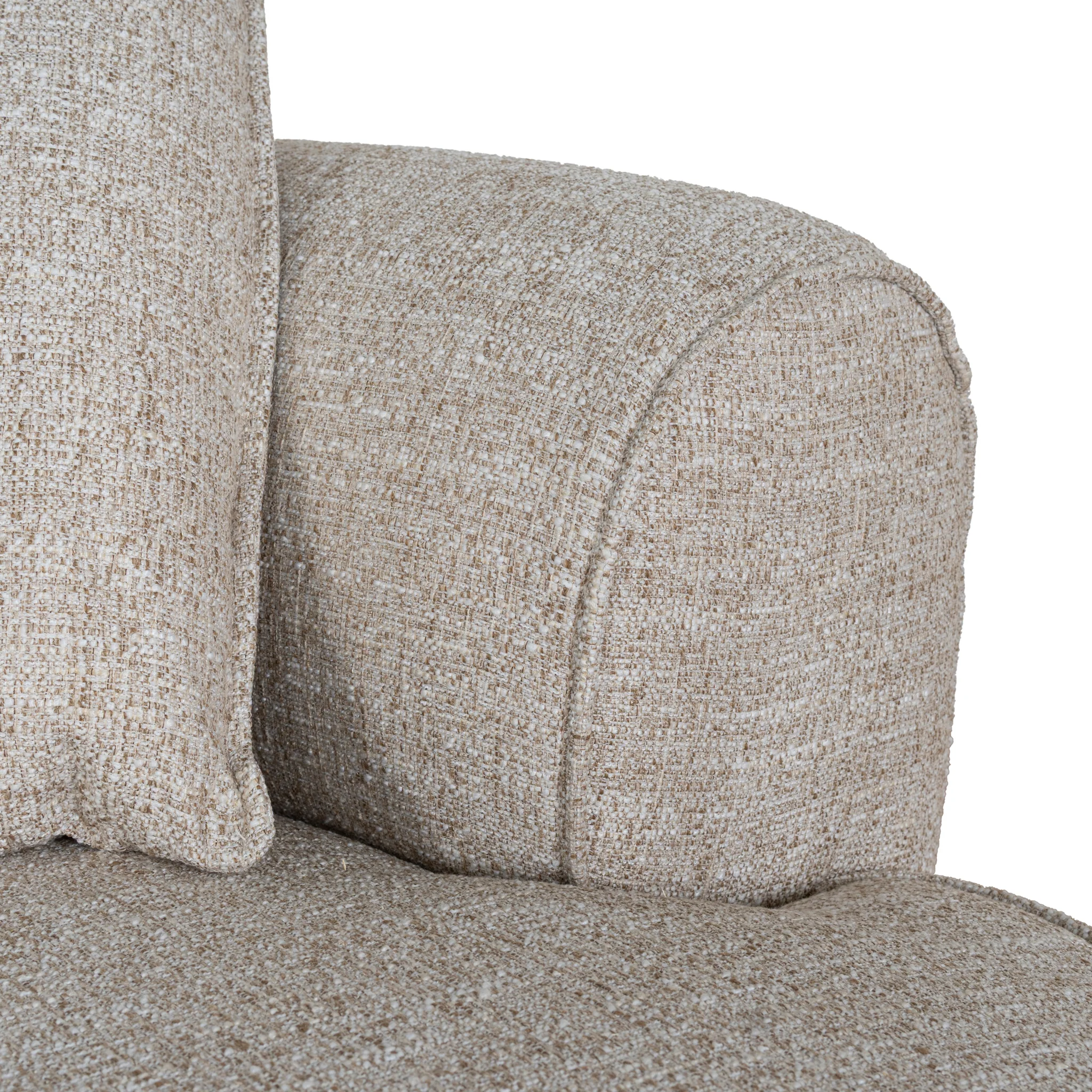 CLC10447-KJ Right Chaise Sofa - Pale Beige - Image 13