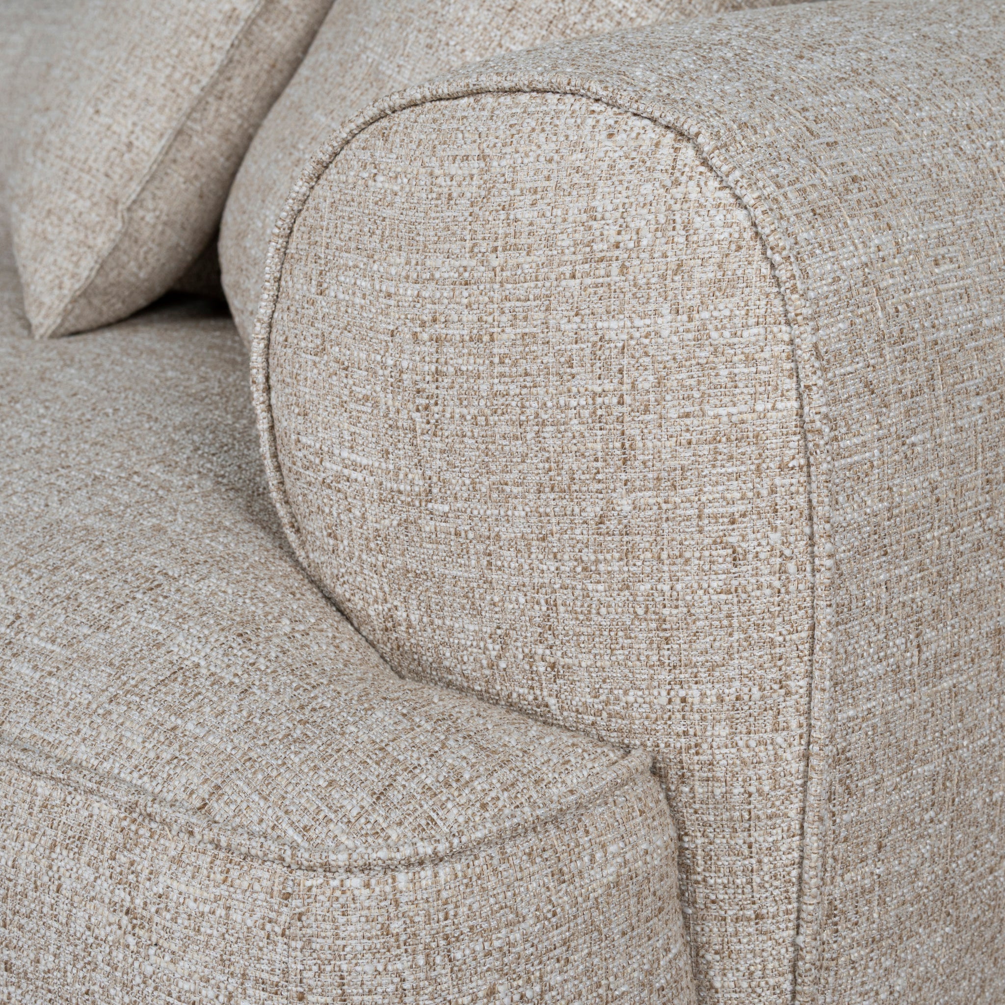 CLC10448-KJ Left Chaise Sofa - Pale Beige - Image 11