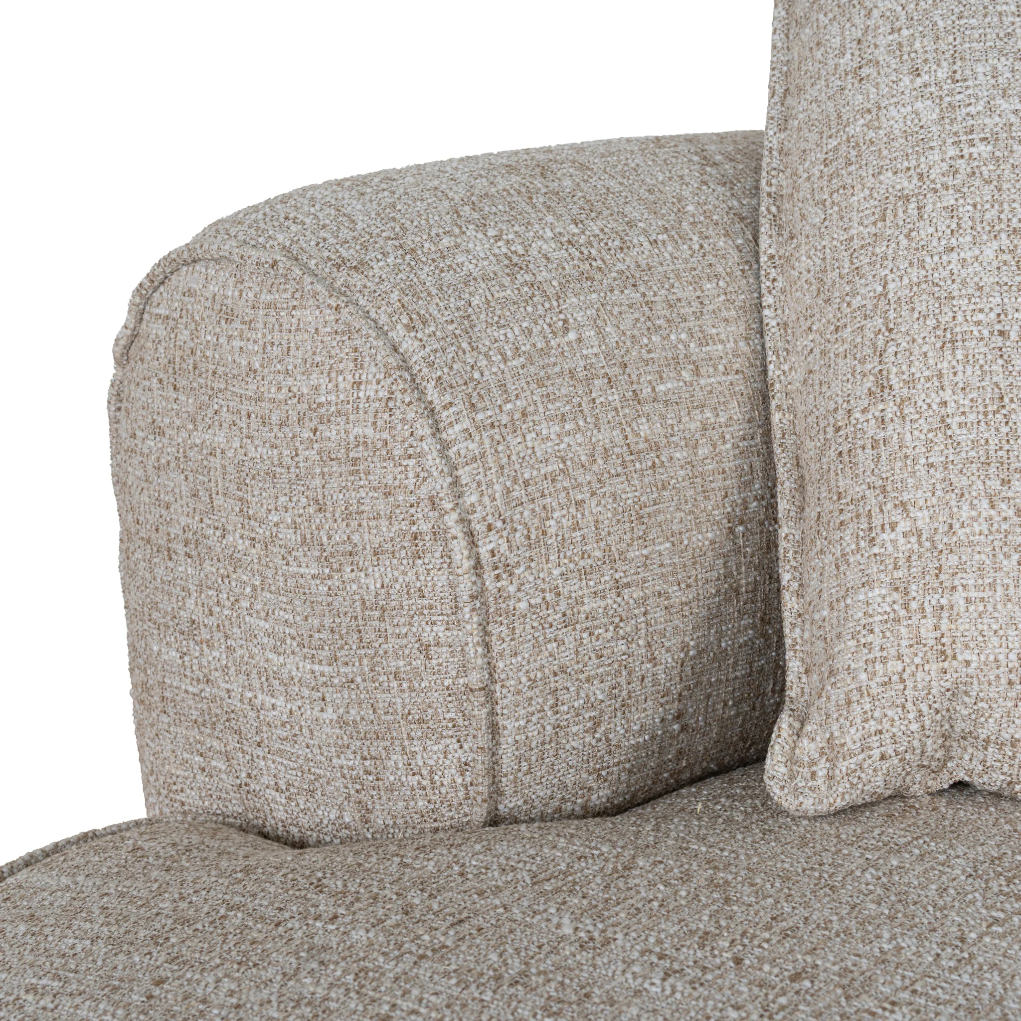 CLC10448-KJ Left Chaise Sofa - Pale Beige - Image 13