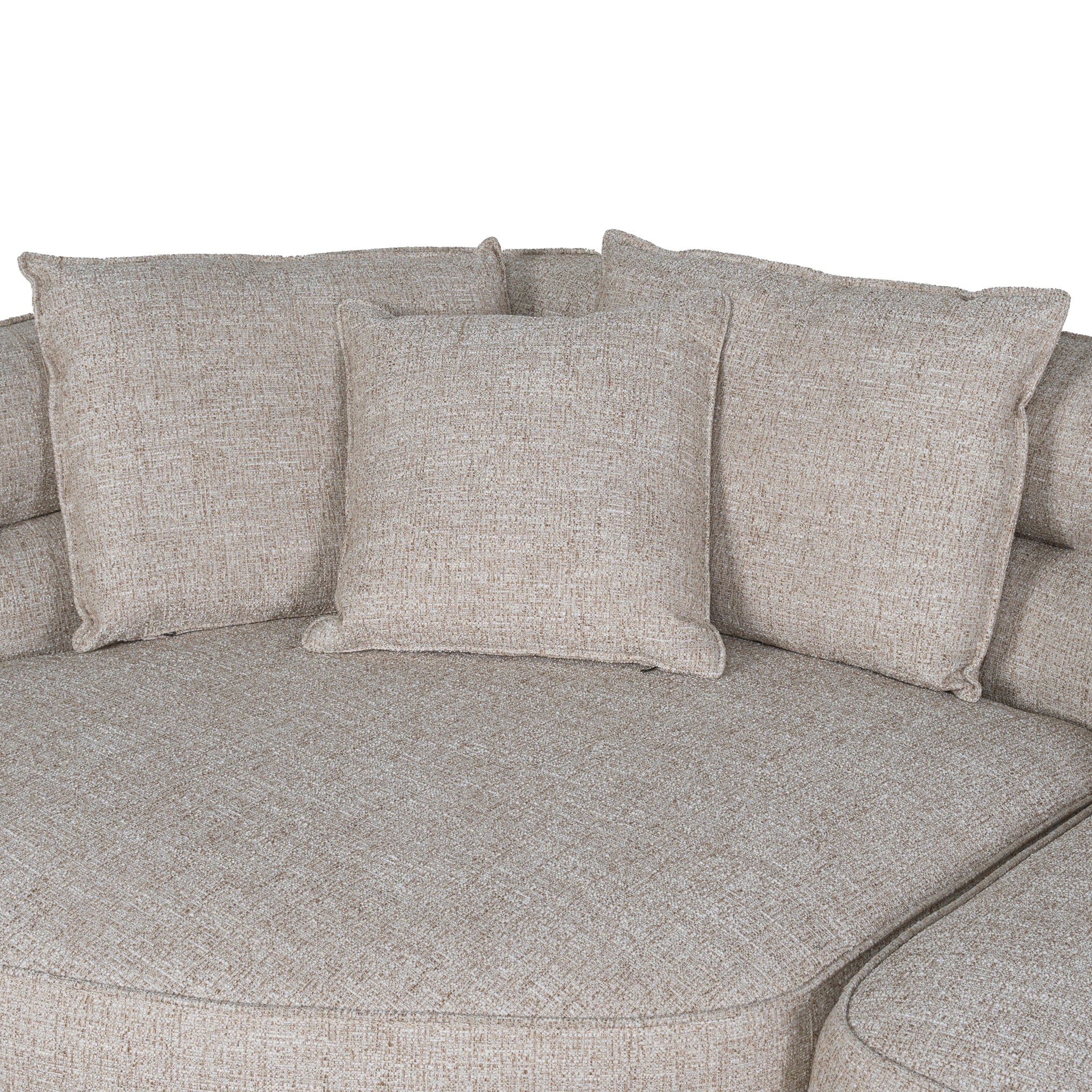 CLC10449-KJ Left Chaise Sofa - Pale Beige - Image 16