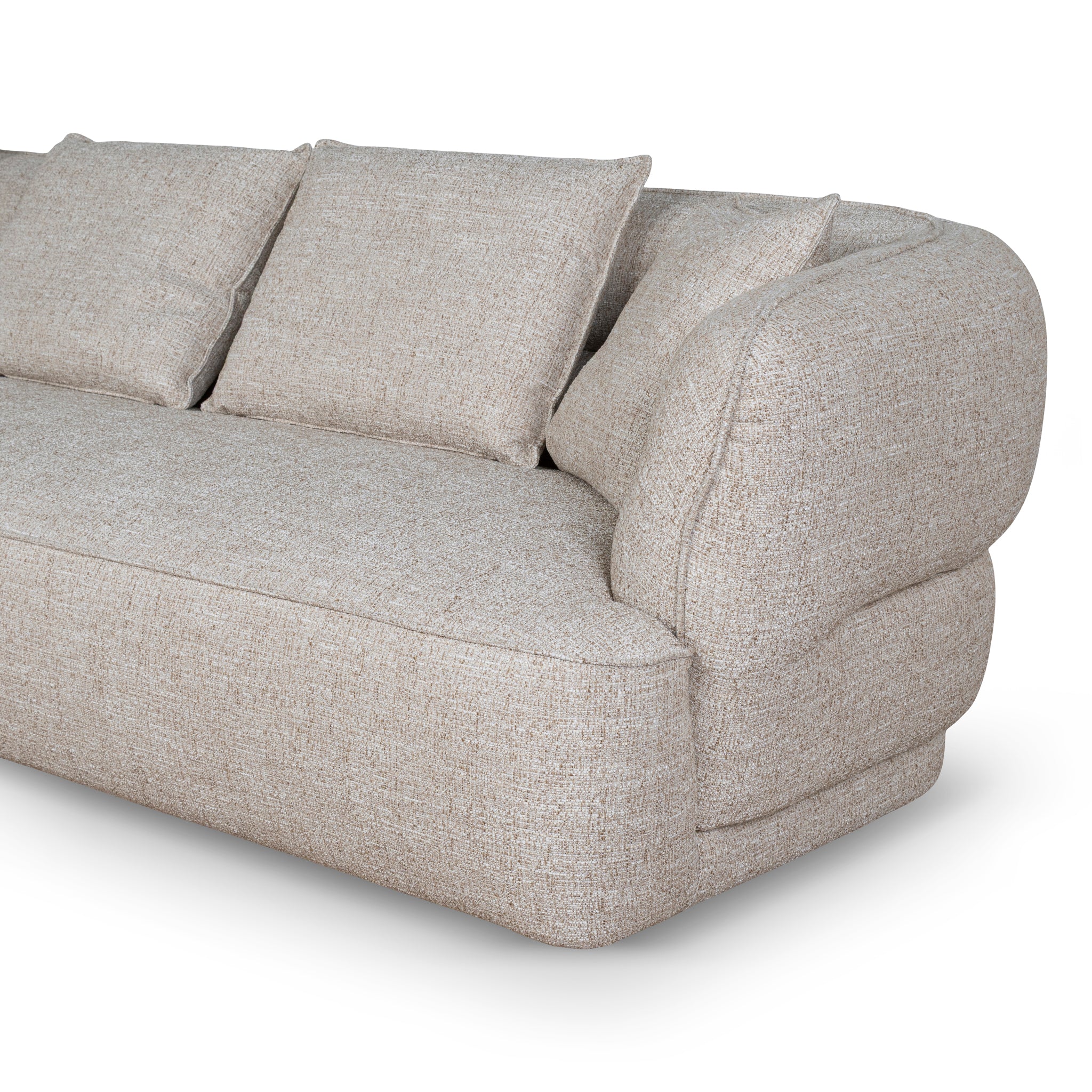CLC10449-KJ Left Chaise Sofa - Pale Beige - Image 6