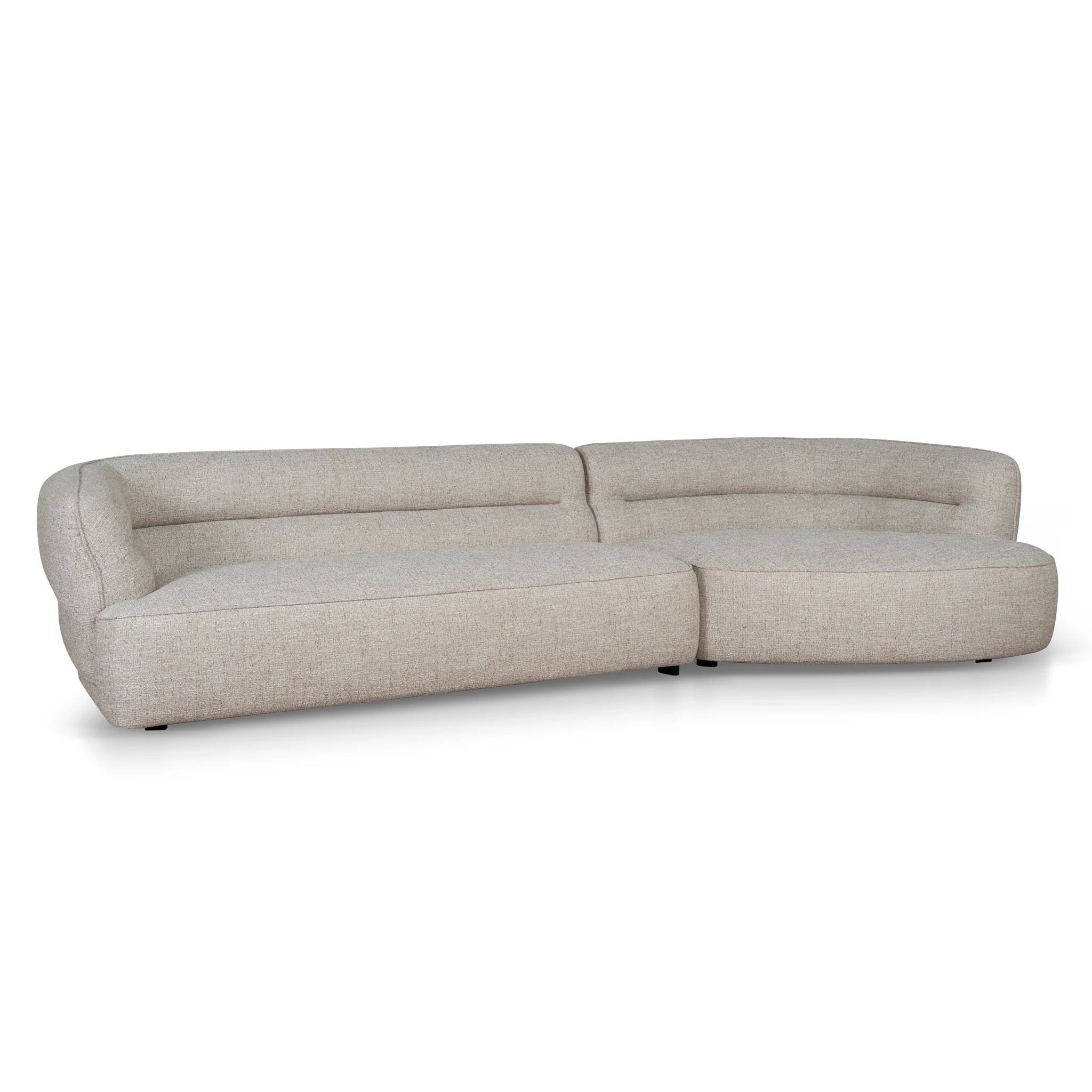 CLC10450-KJ Right Chaise Sofa - Pale Beige - Image 3