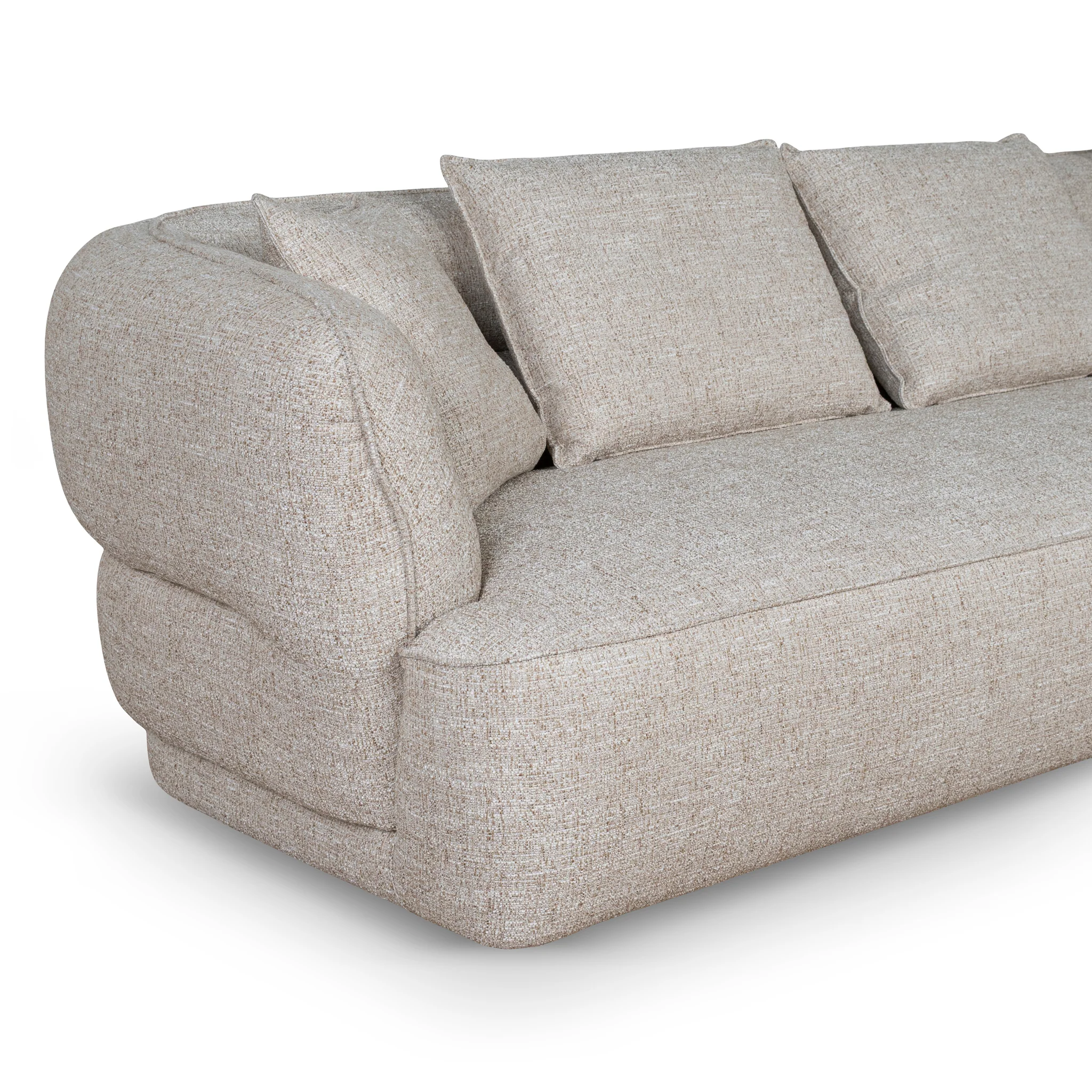 CLC10450-KJ Right Chaise Sofa - Pale Beige - Image 6