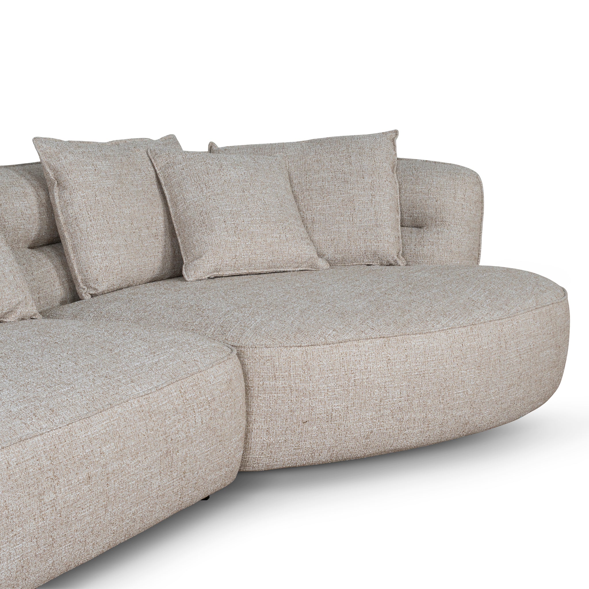CLC10450-KJ Right Chaise Sofa - Pale Beige - Image 7