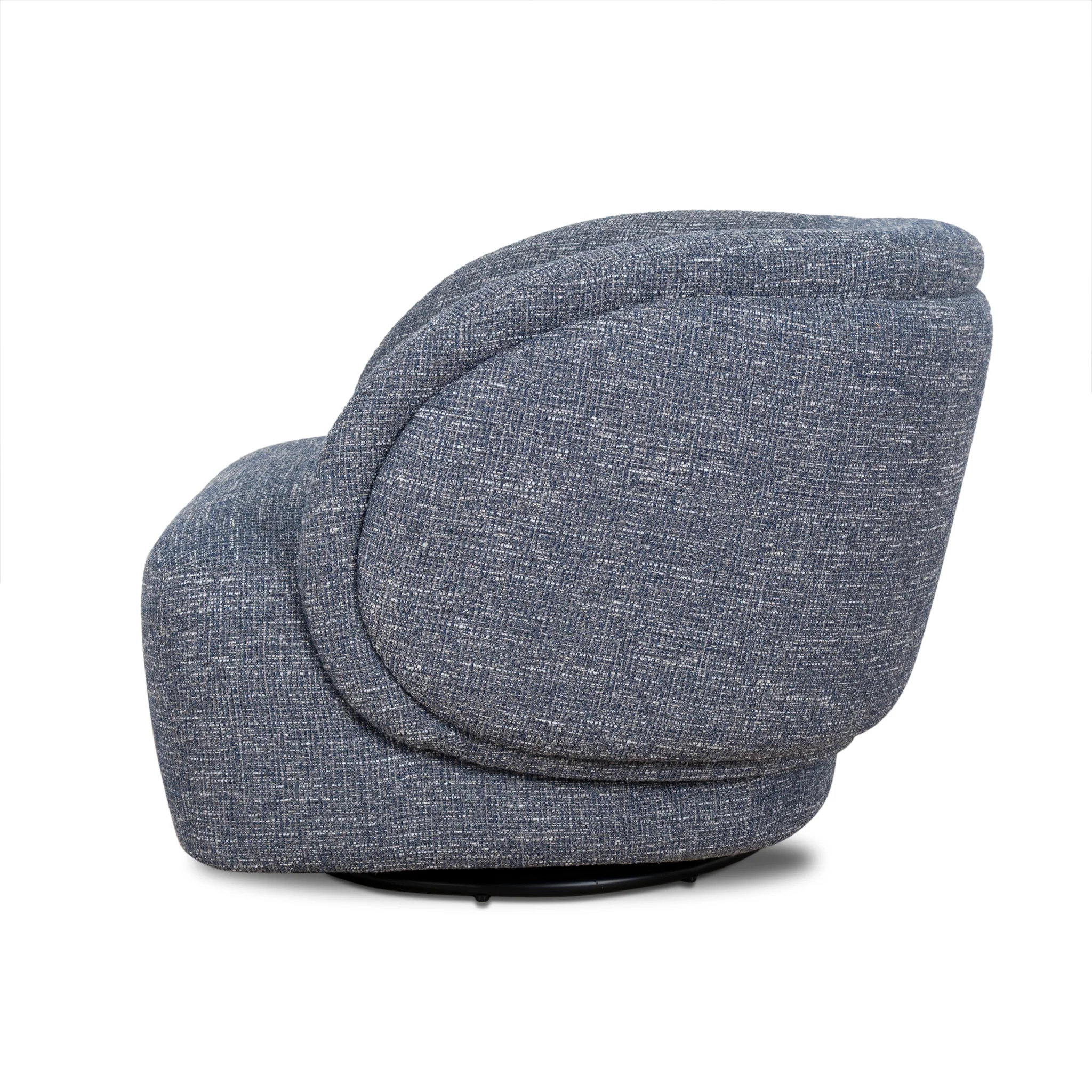 CLC10451-KJ Swivel Armchair - Prussian Blue - Image 3
