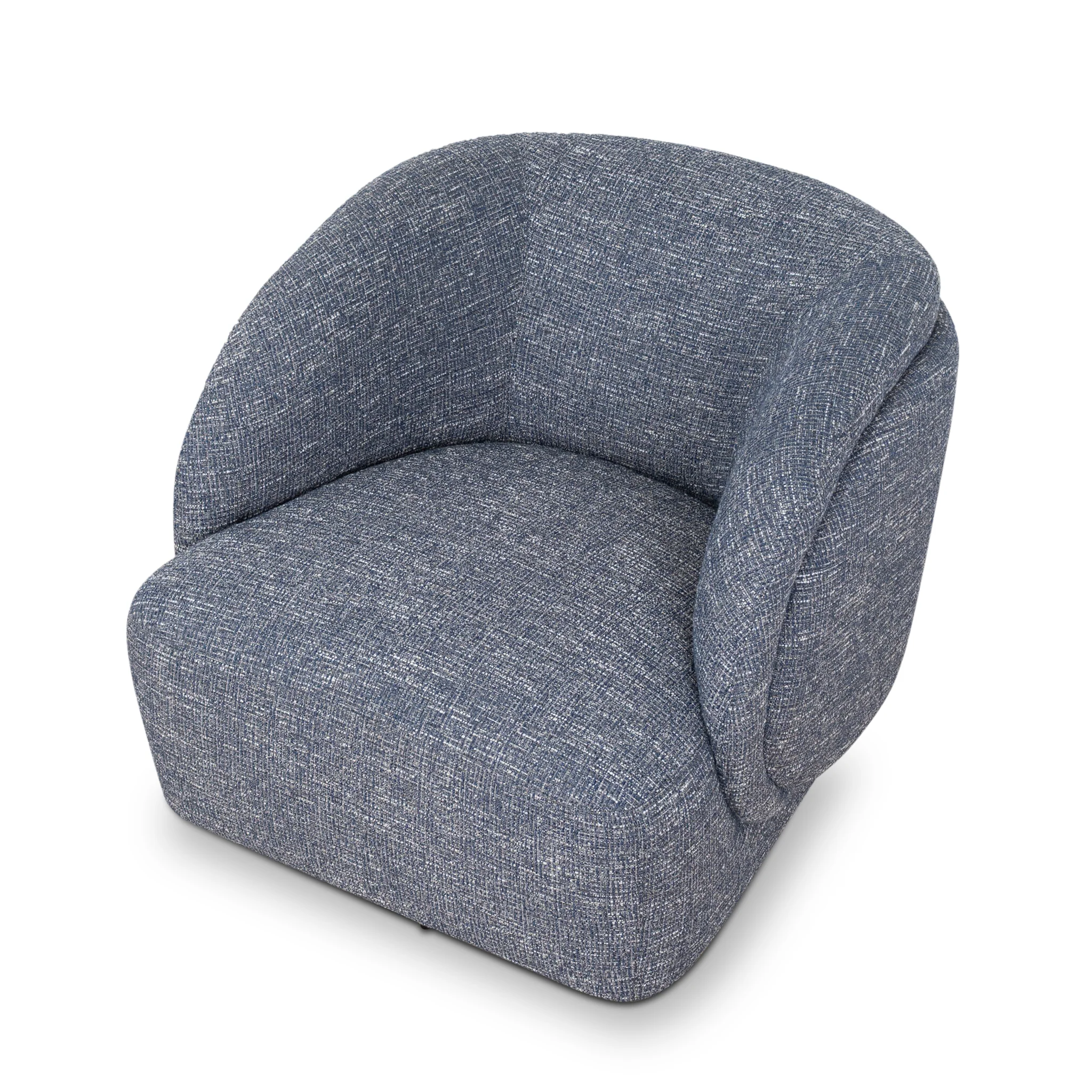 CLC10451-KJ Swivel Armchair - Prussian Blue - Image 6