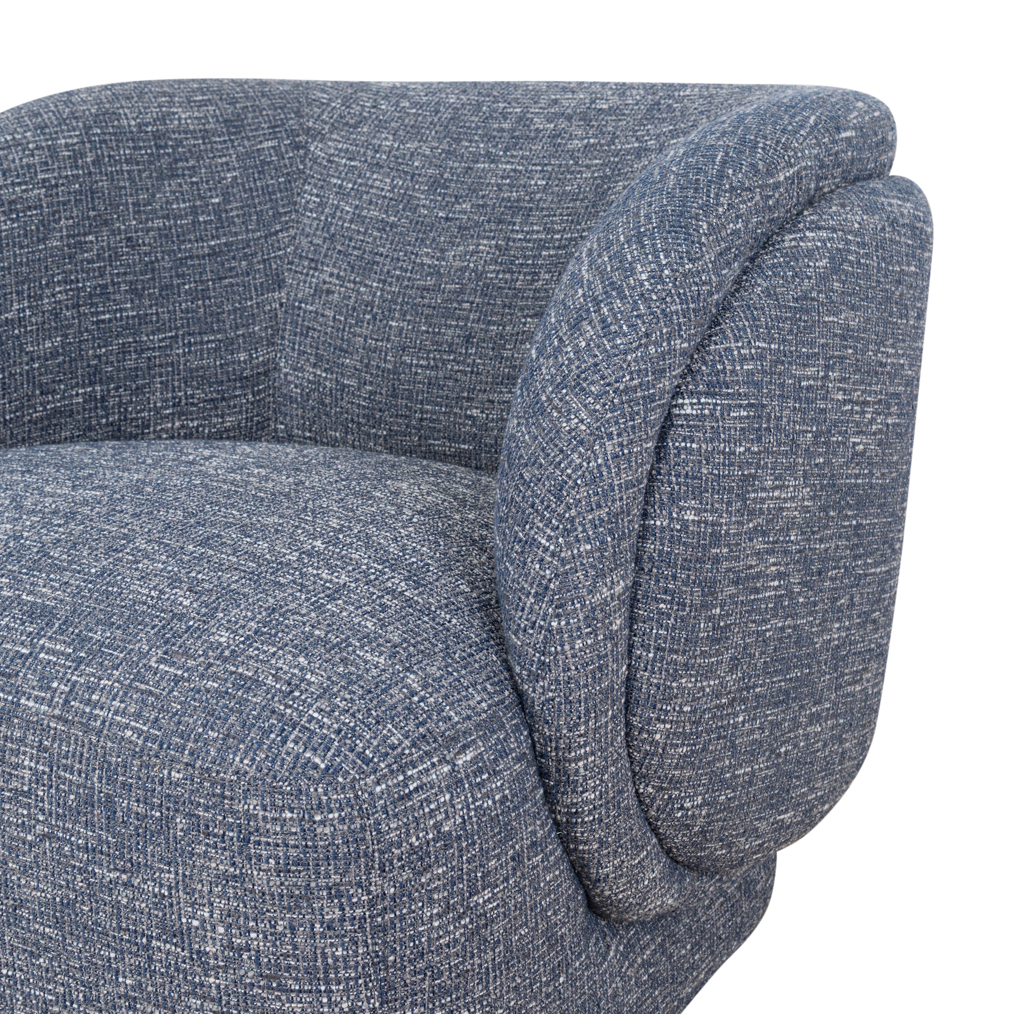 CLC10451-KJ Swivel Armchair - Prussian Blue - Image 7