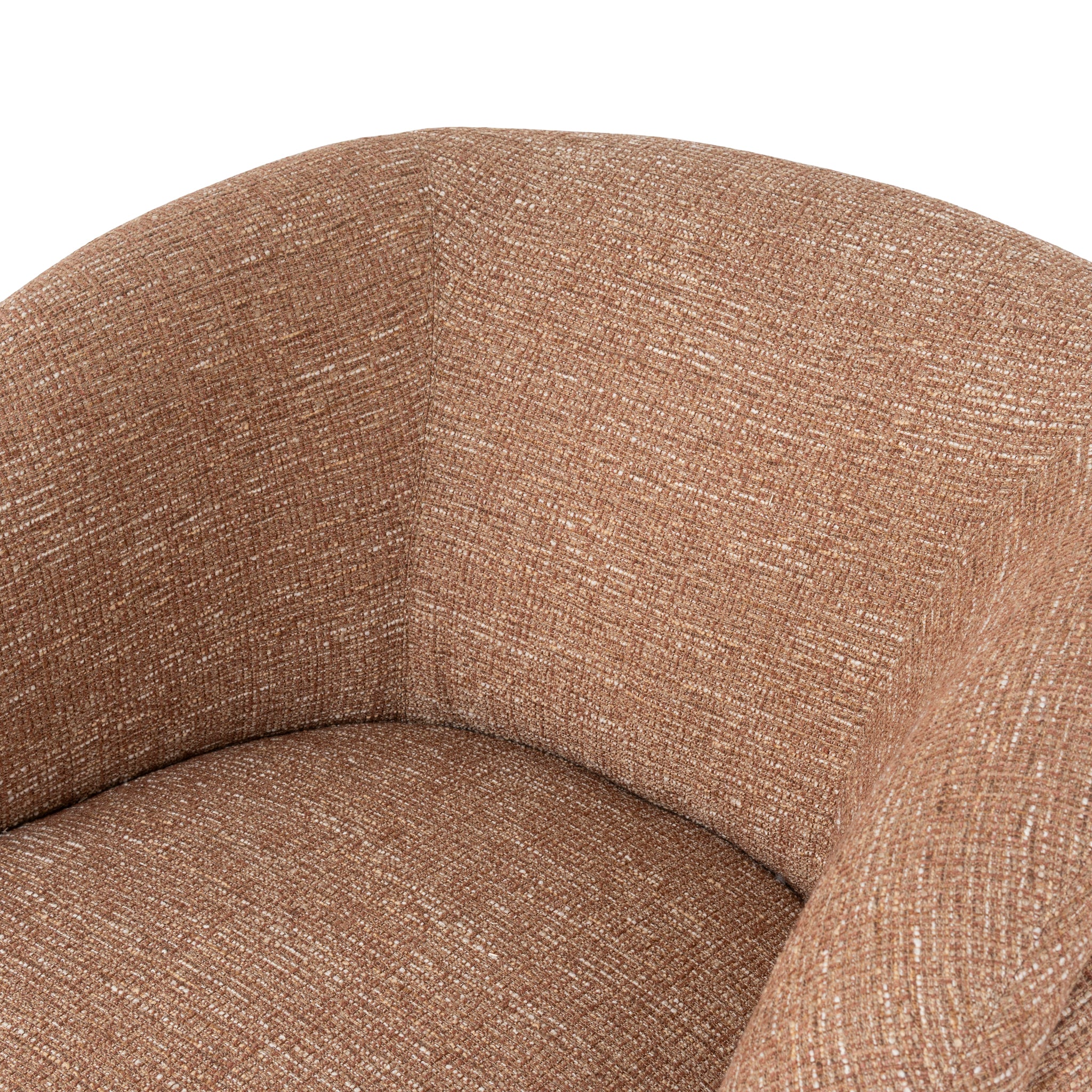 CLC10452-KJ Swivel Armchair - Russet Brown - Image 10