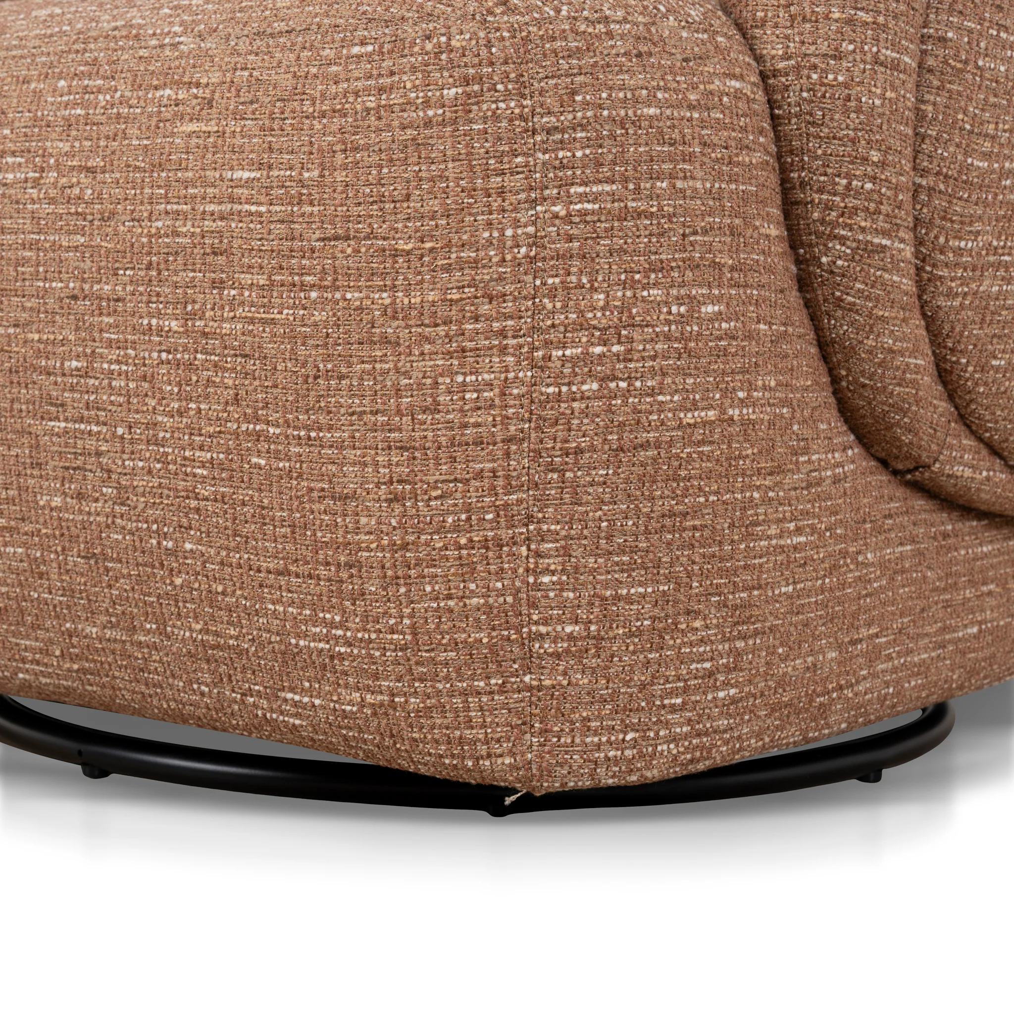 CLC10452-KJ Swivel Armchair - Russet Brown - Image 14
