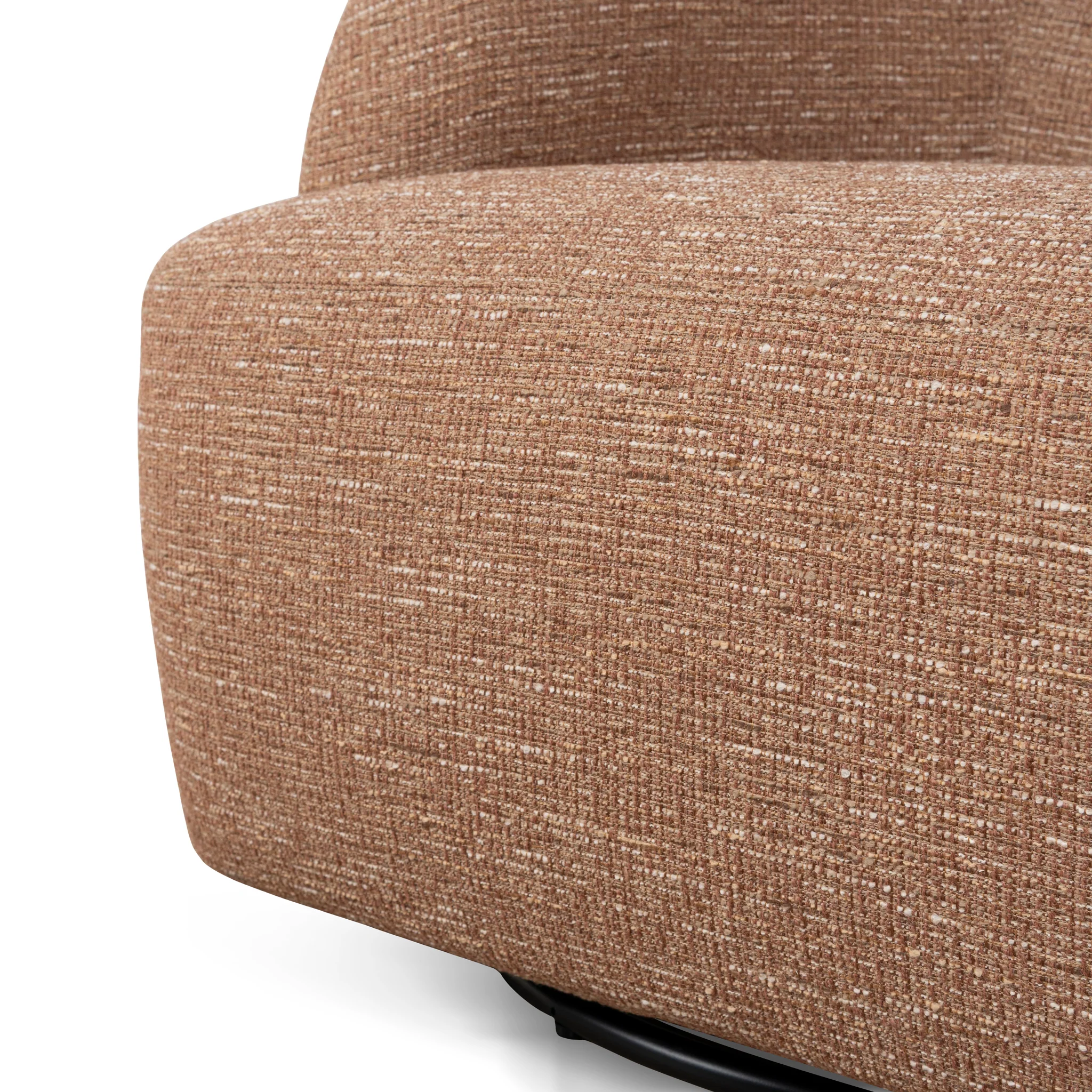 CLC10452-KJ Swivel Armchair - Russet Brown - Image 15