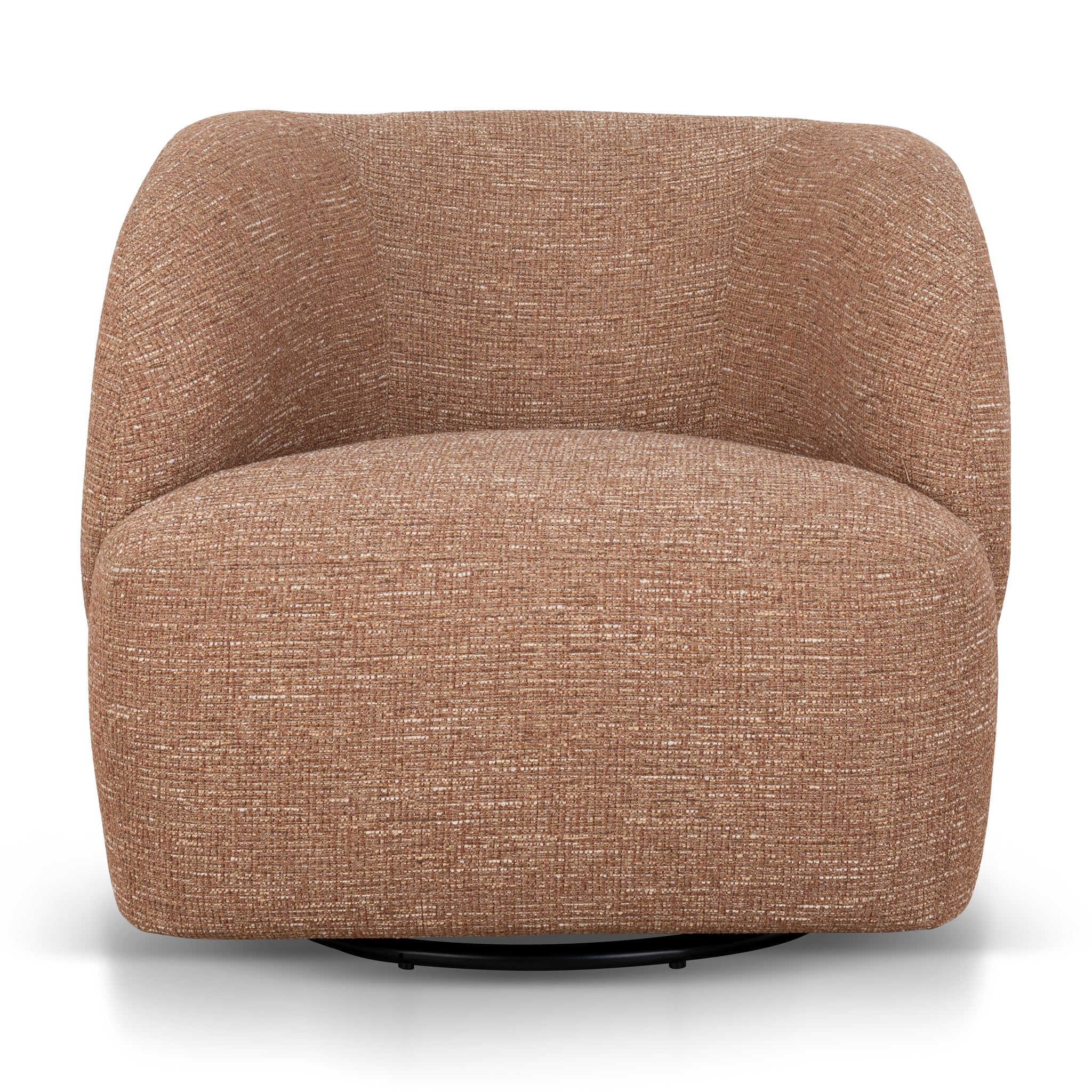 CLC10452-KJ Swivel Armchair - Russet Brown - Image 2