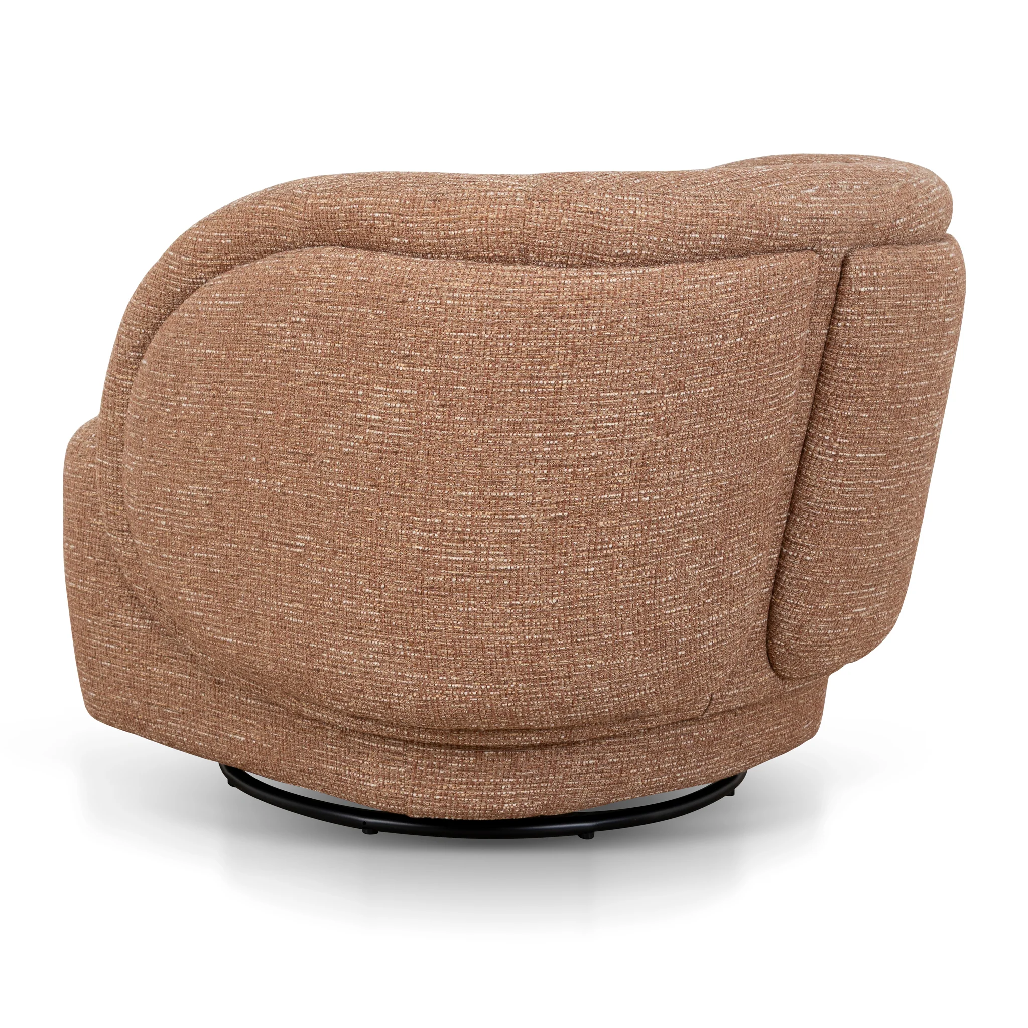 CLC10452-KJ Swivel Armchair - Russet Brown - Image 3