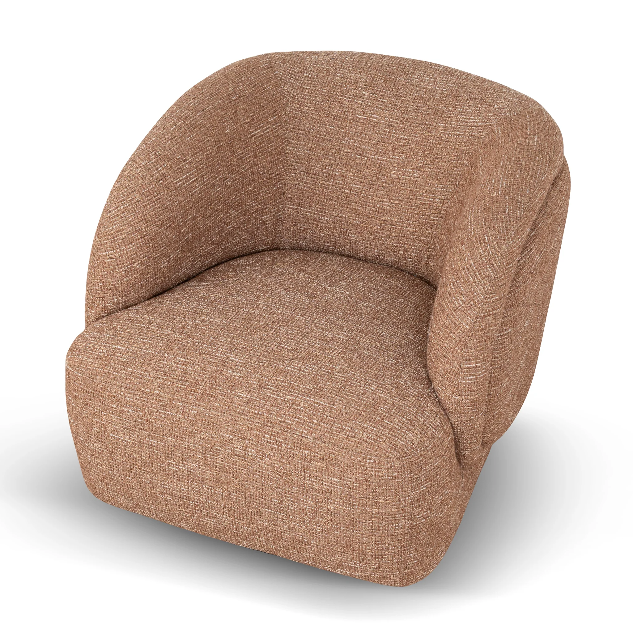 CLC10452-KJ Swivel Armchair - Russet Brown - Image 6