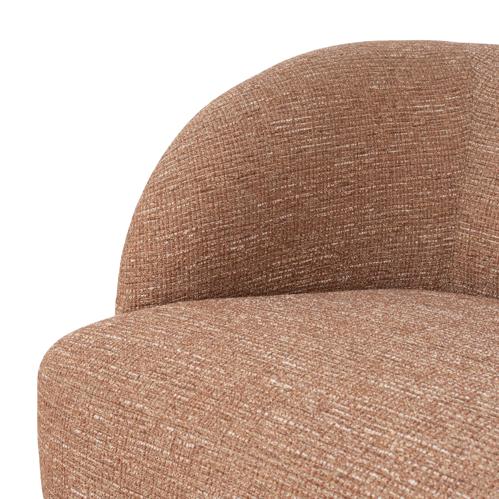 CLC10452-KJ Swivel Armchair - Russet Brown - Image 8