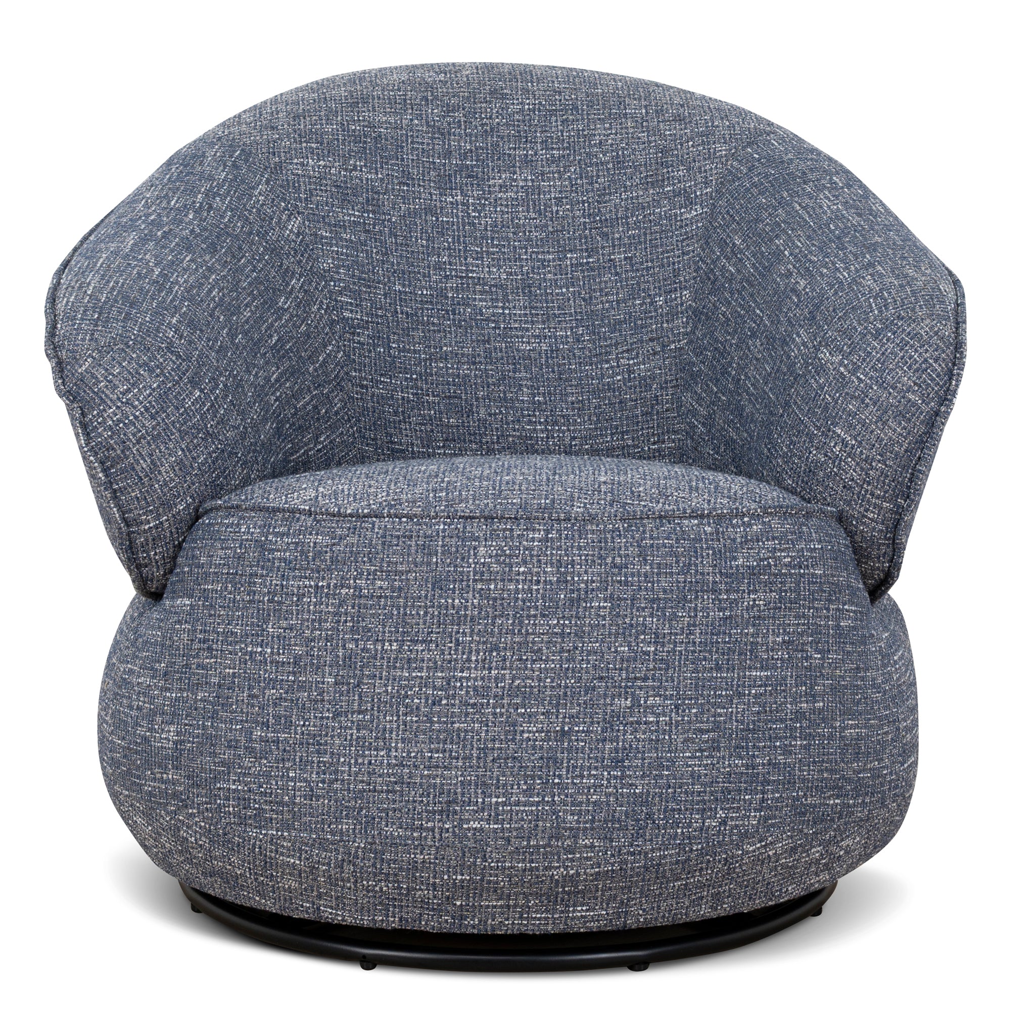 CLC10458-KJ Swivel Armchair - Prussian Blue - Image 2