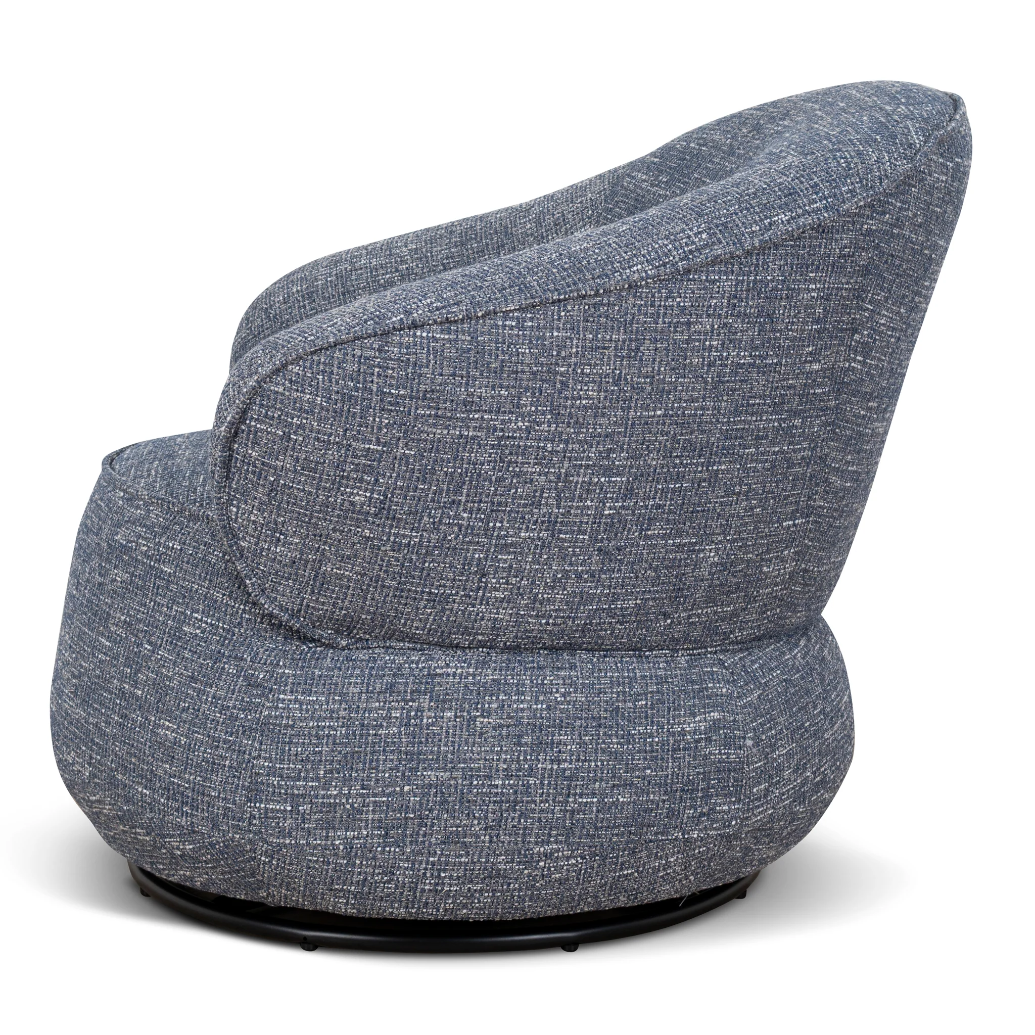 CLC10458-KJ Swivel Armchair - Prussian Blue - Image 3