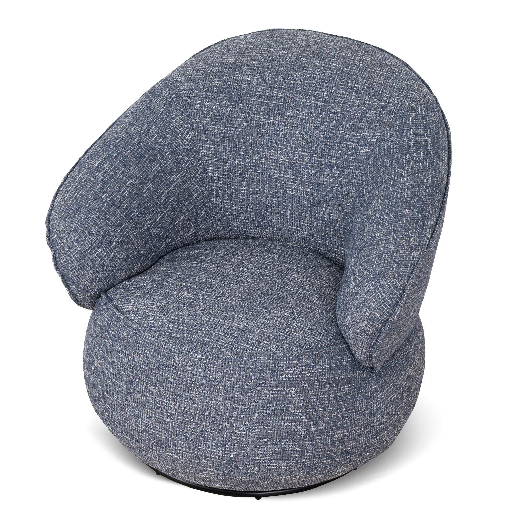 CLC10458-KJ Swivel Armchair - Prussian Blue - Image 6
