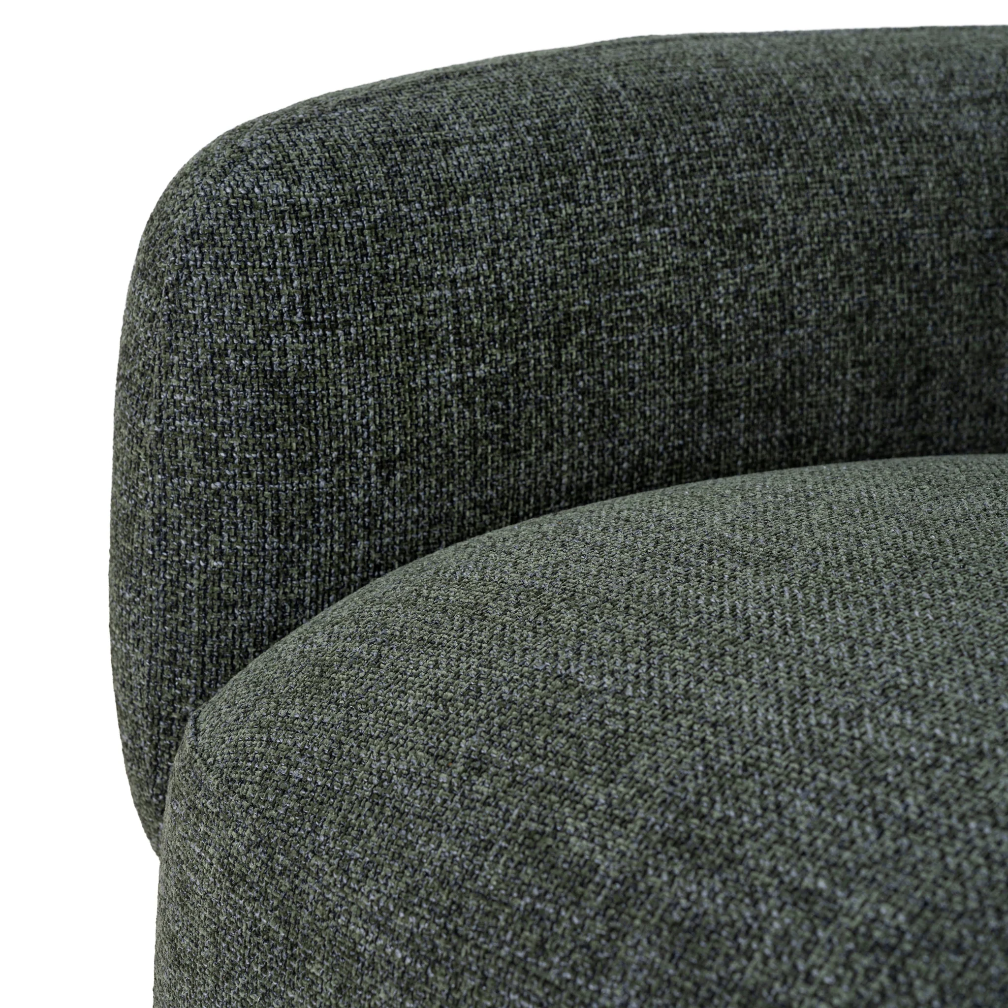 CLC10472-KSO Right Chaise Modular Sofa - Moss Green - Image 10