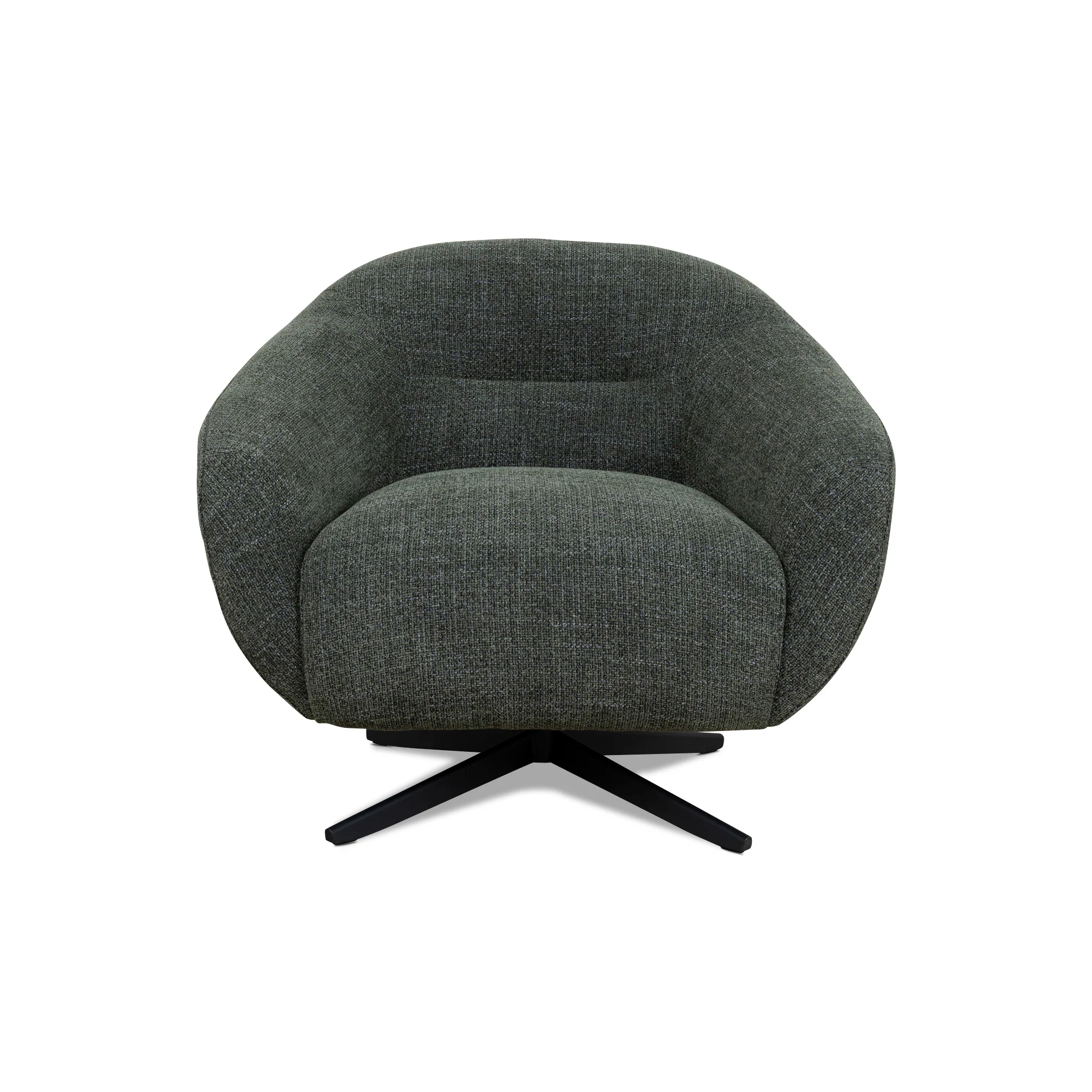 CLC10473-KSO Swivel Armchair - Moss Green - Image 2