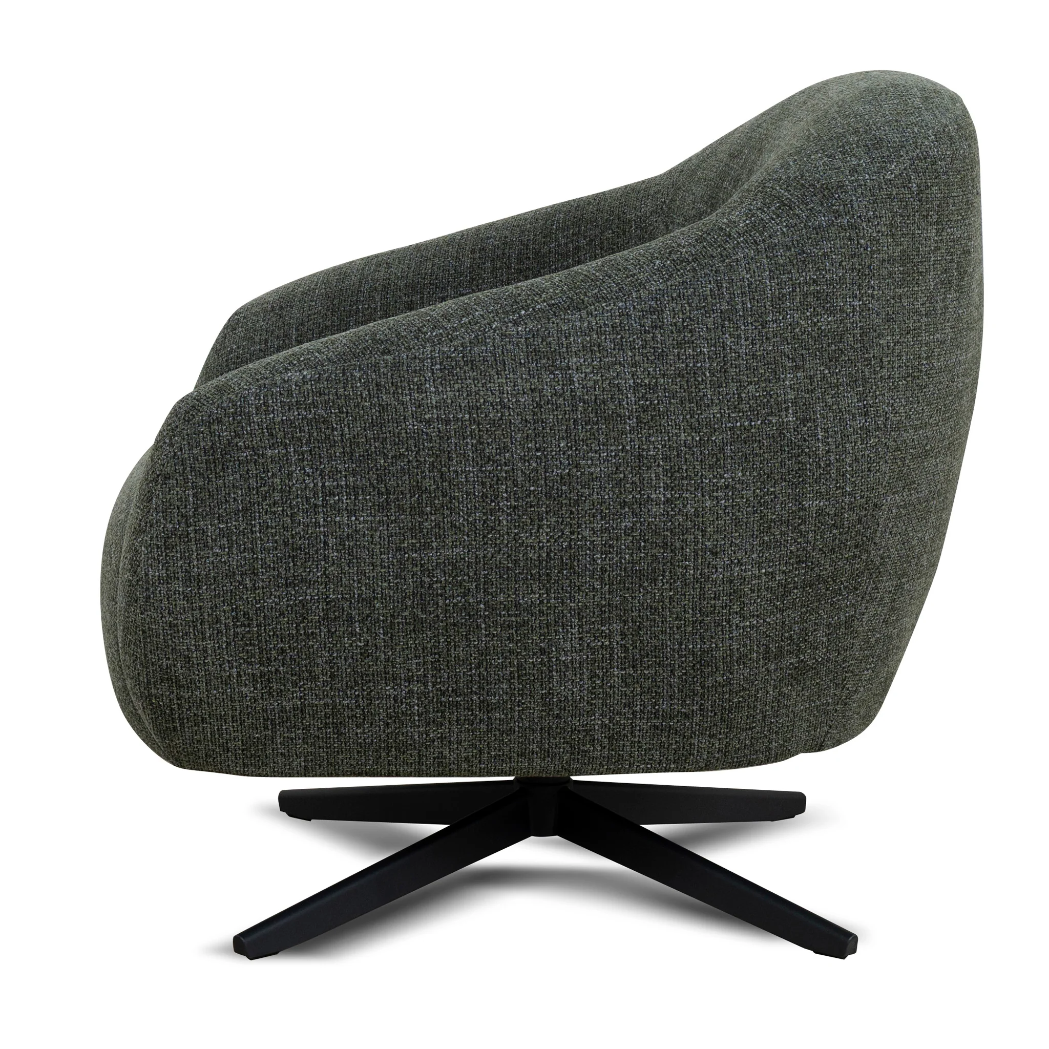 CLC10473-KSO Swivel Armchair - Moss Green - Image 3