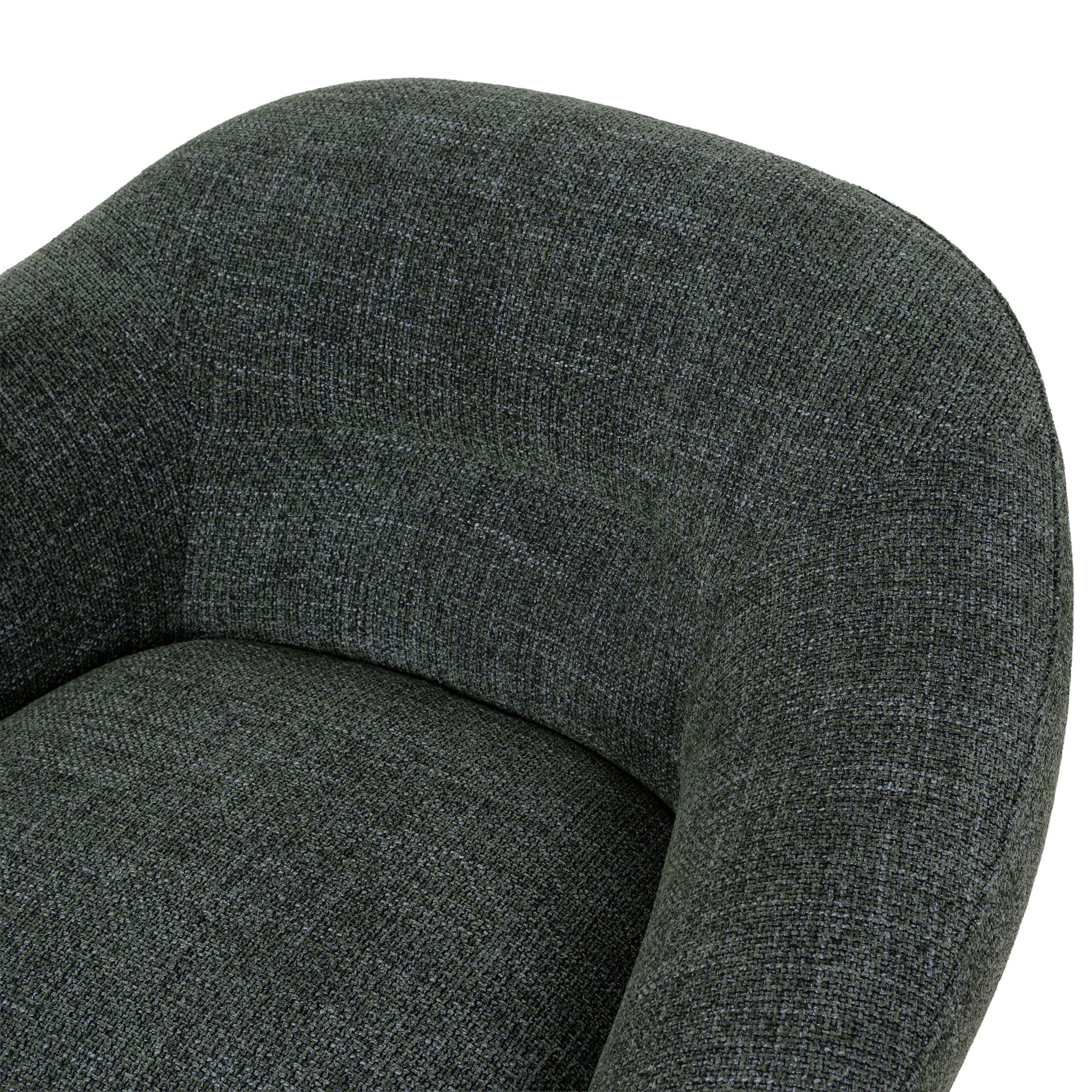 CLC10473-KSO Swivel Armchair - Moss Green - Image 6