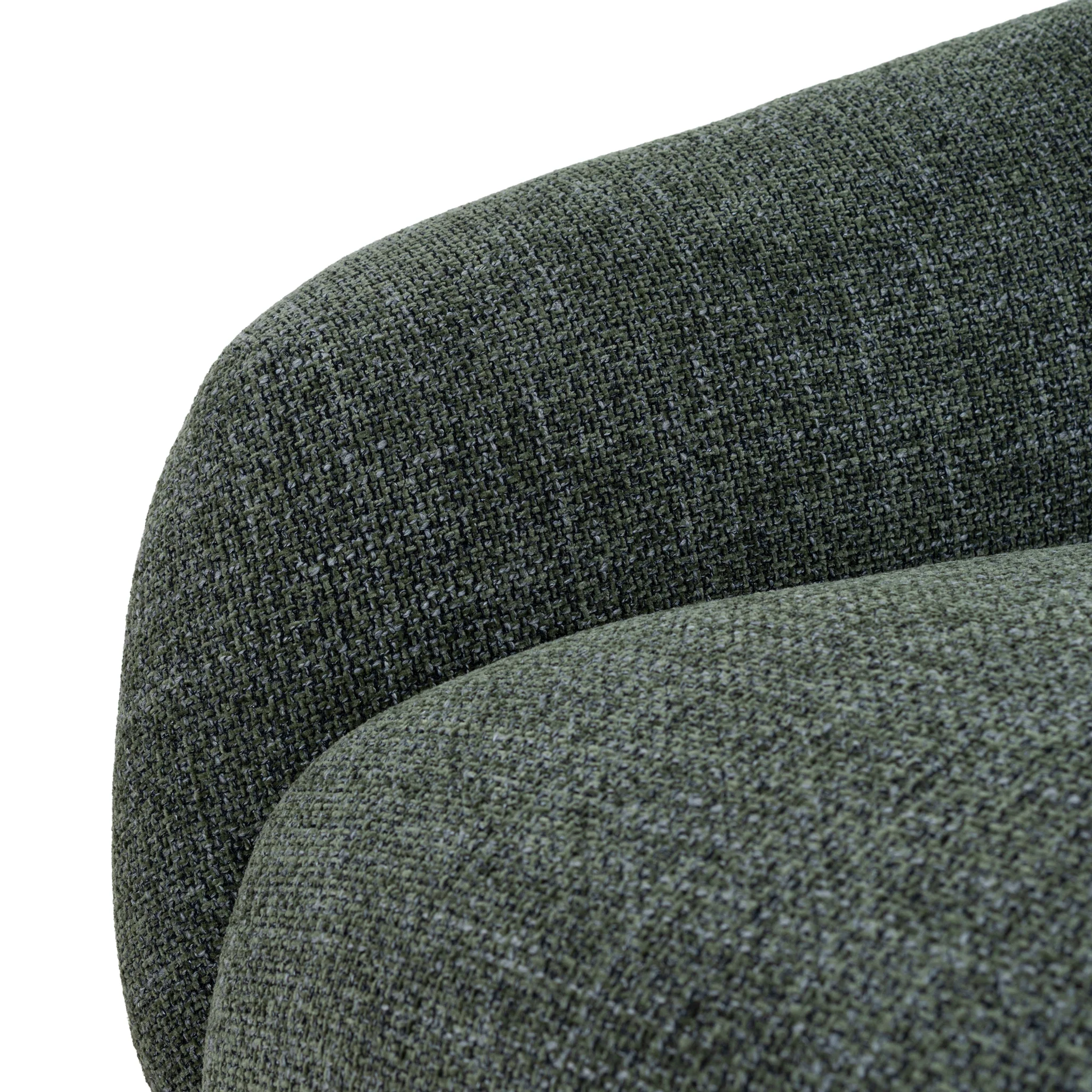 CLC10473-KSO Swivel Armchair - Moss Green - Image 9