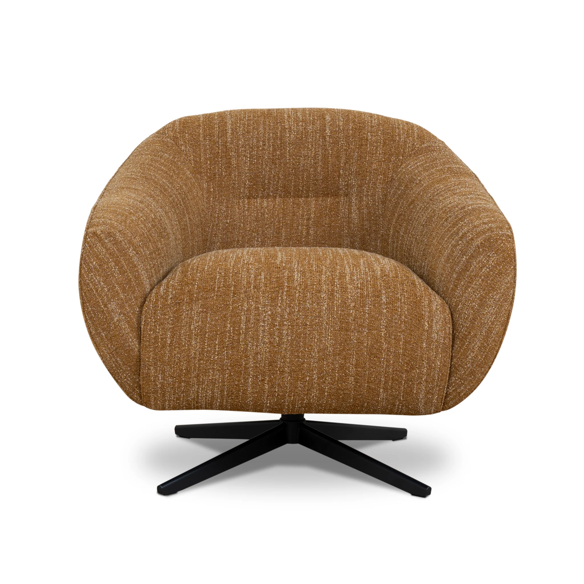 CLC10474-KSO Swivel Armchair - Ginger Brown - Image 2