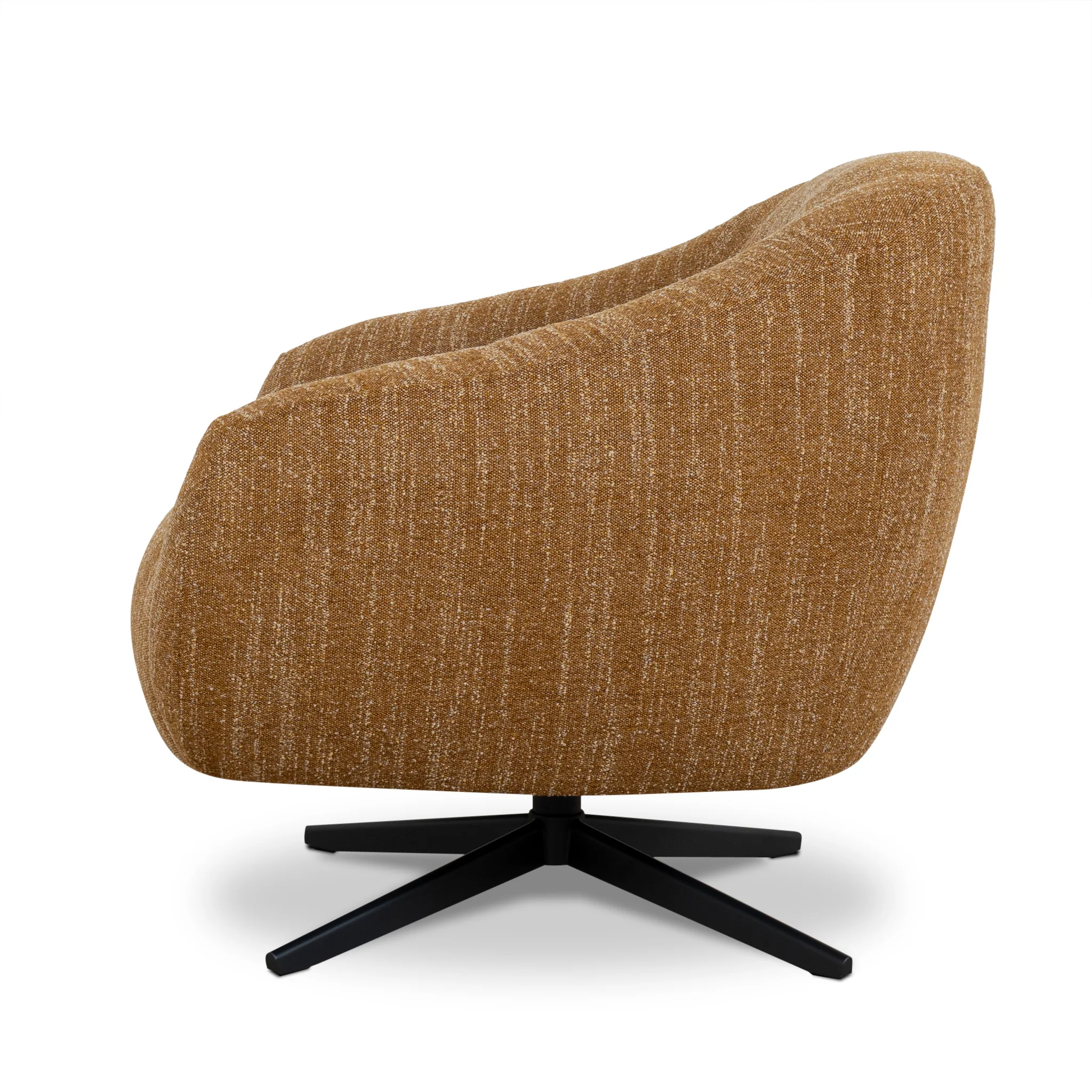 CLC10474-KSO Swivel Armchair - Ginger Brown - Image 3