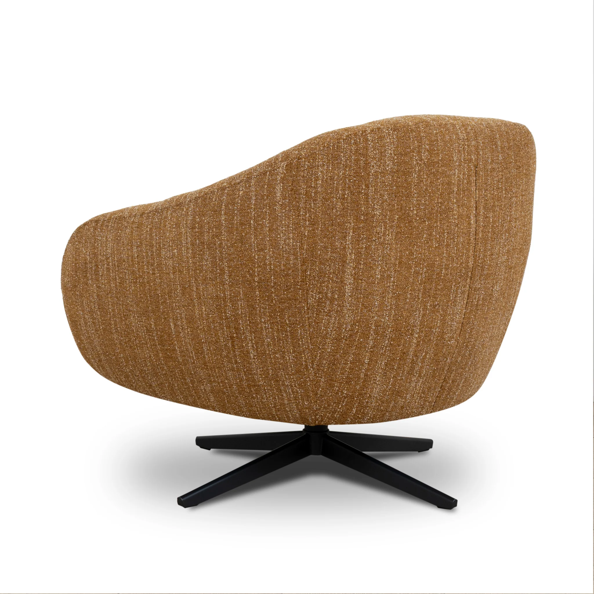 CLC10474-KSO Swivel Armchair - Ginger Brown - Image 4