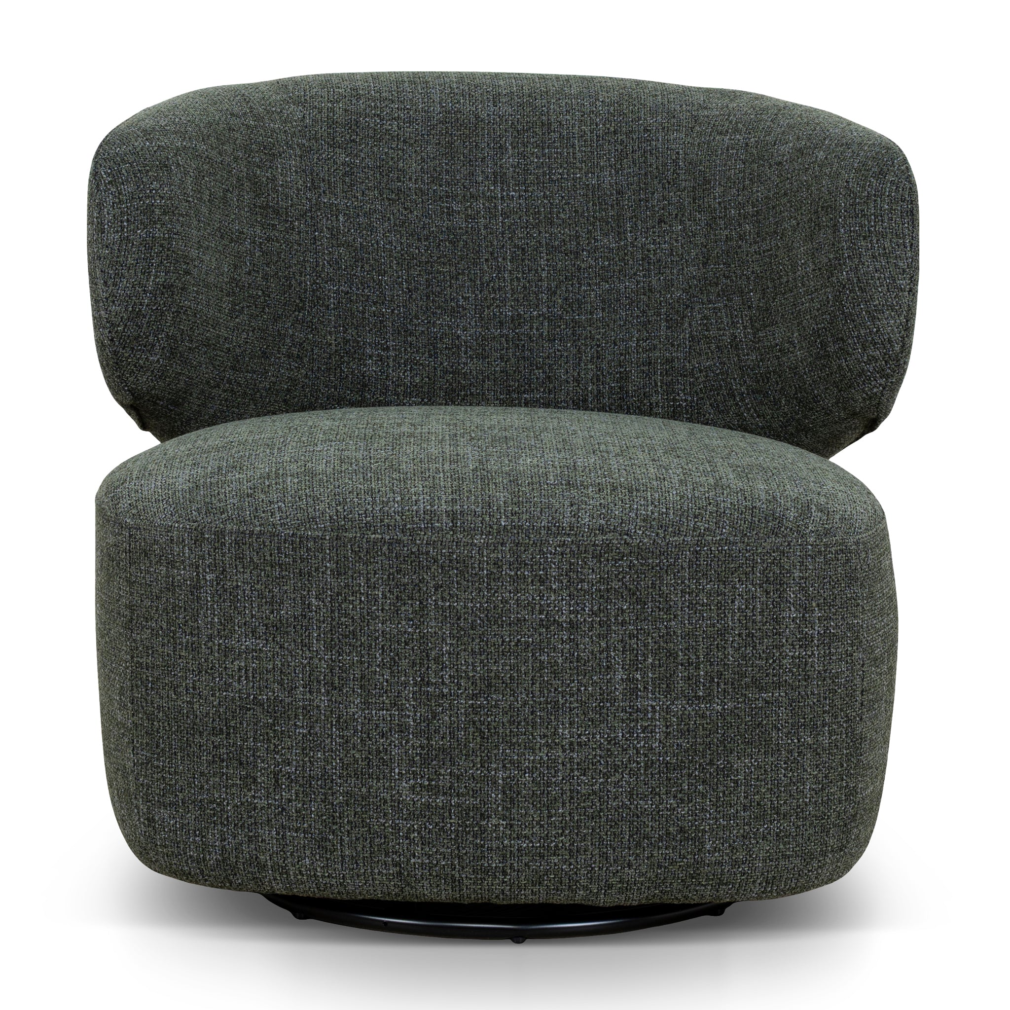CLC10477-KSO Swivel Armchair - Moss Green - Image 2