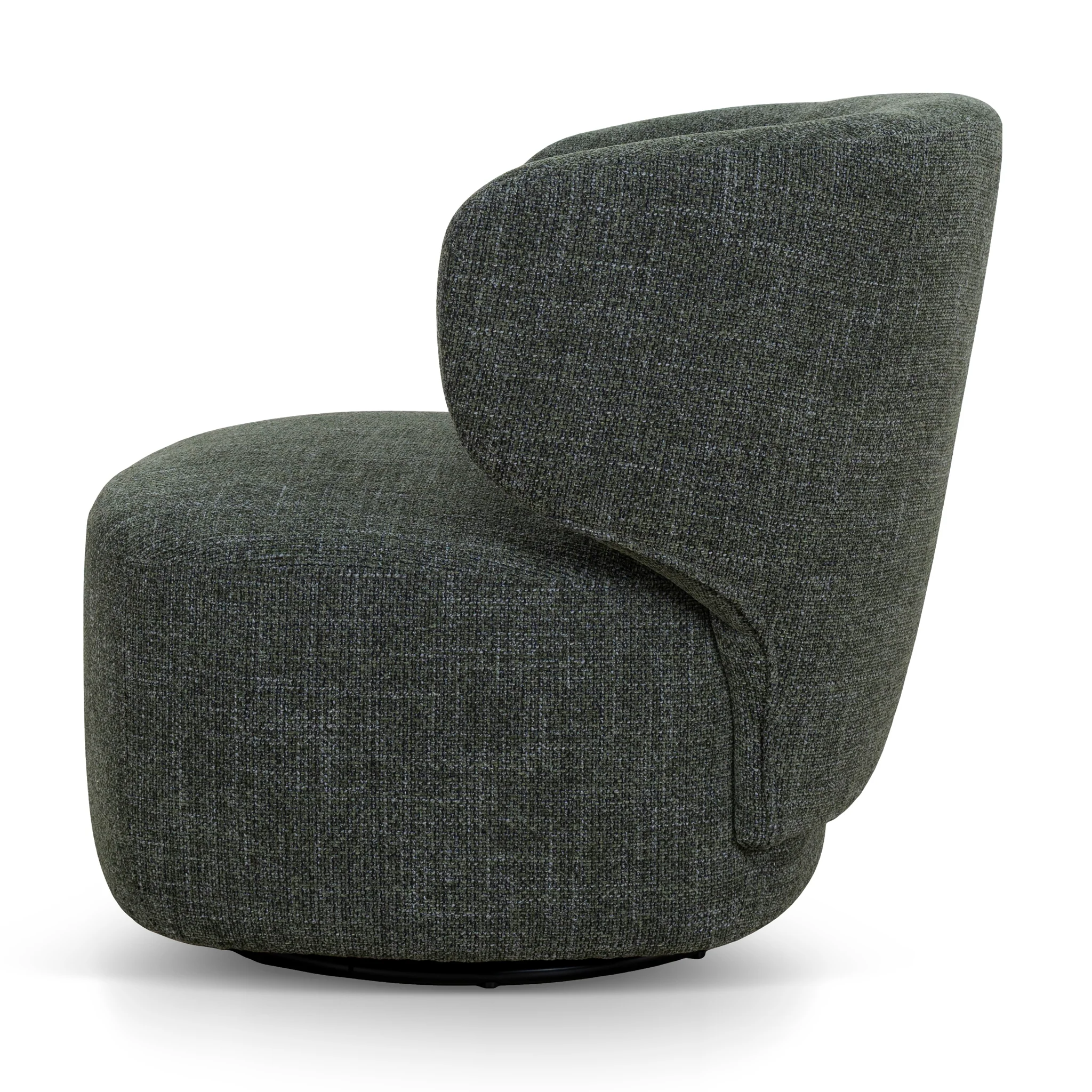 CLC10477-KSO Swivel Armchair - Moss Green - Image 3