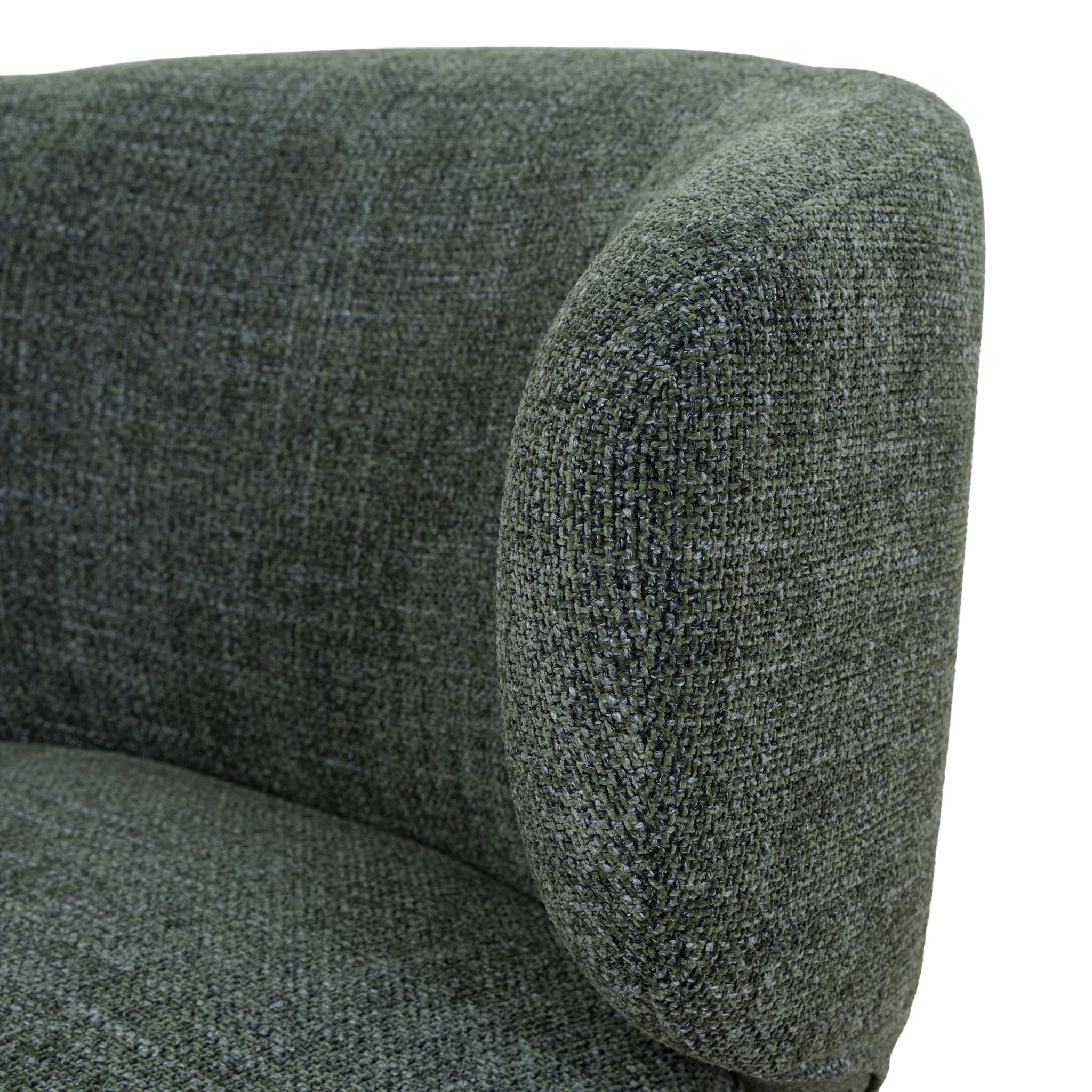 CLC10477-KSO Swivel Armchair - Moss Green - Image 6