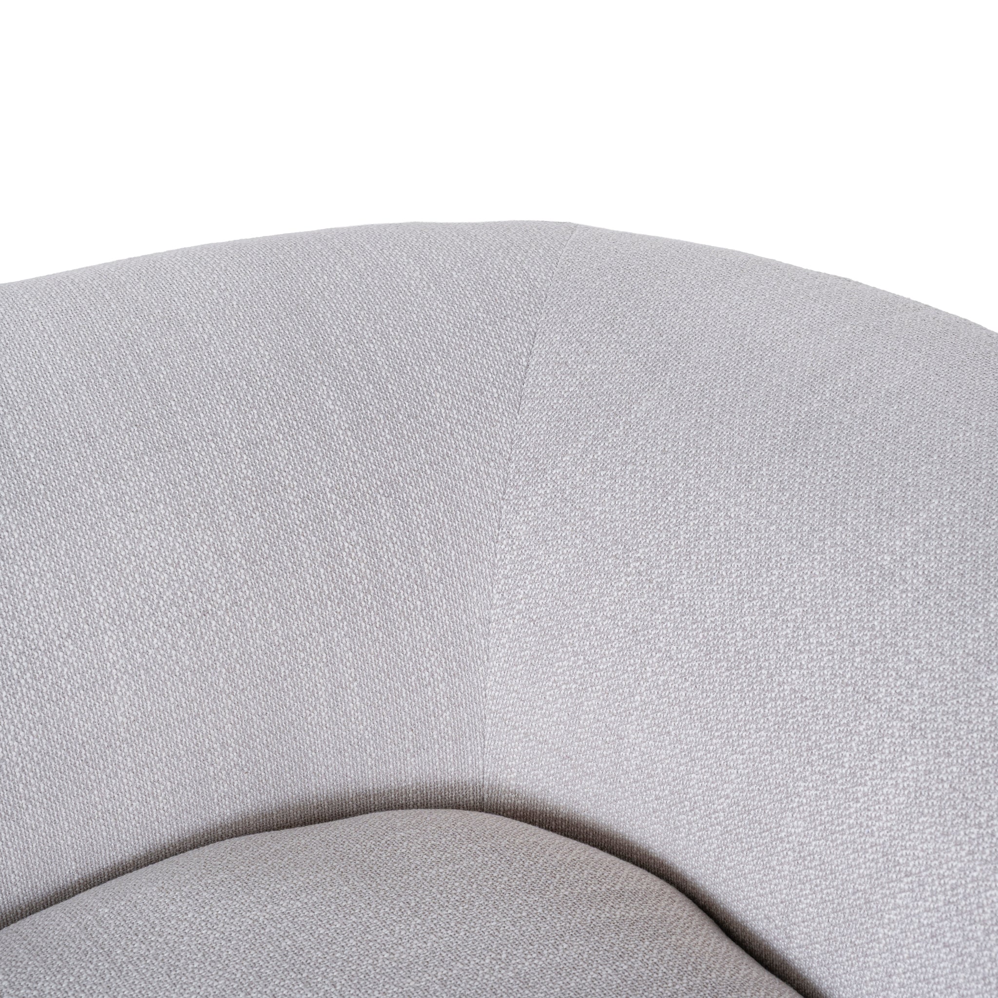 CLC10482-KSO Extended Corner Fabric Sofa - Taupe Beige - Image 10