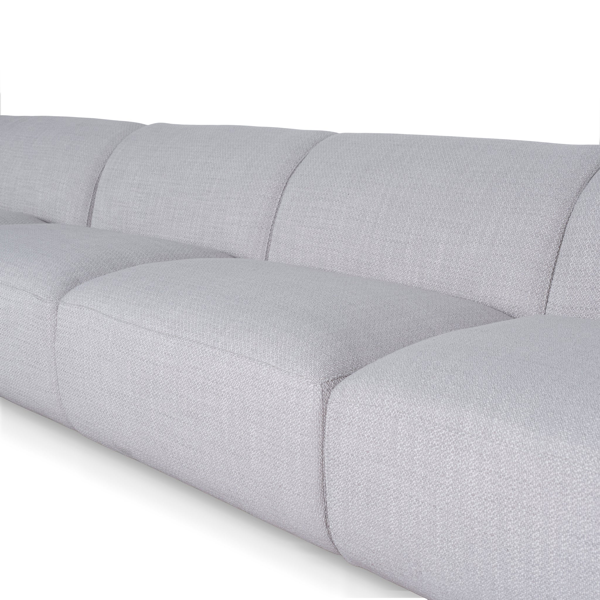 CLC10482-KSO Extended Corner Fabric Sofa - Taupe Beige - Image 11