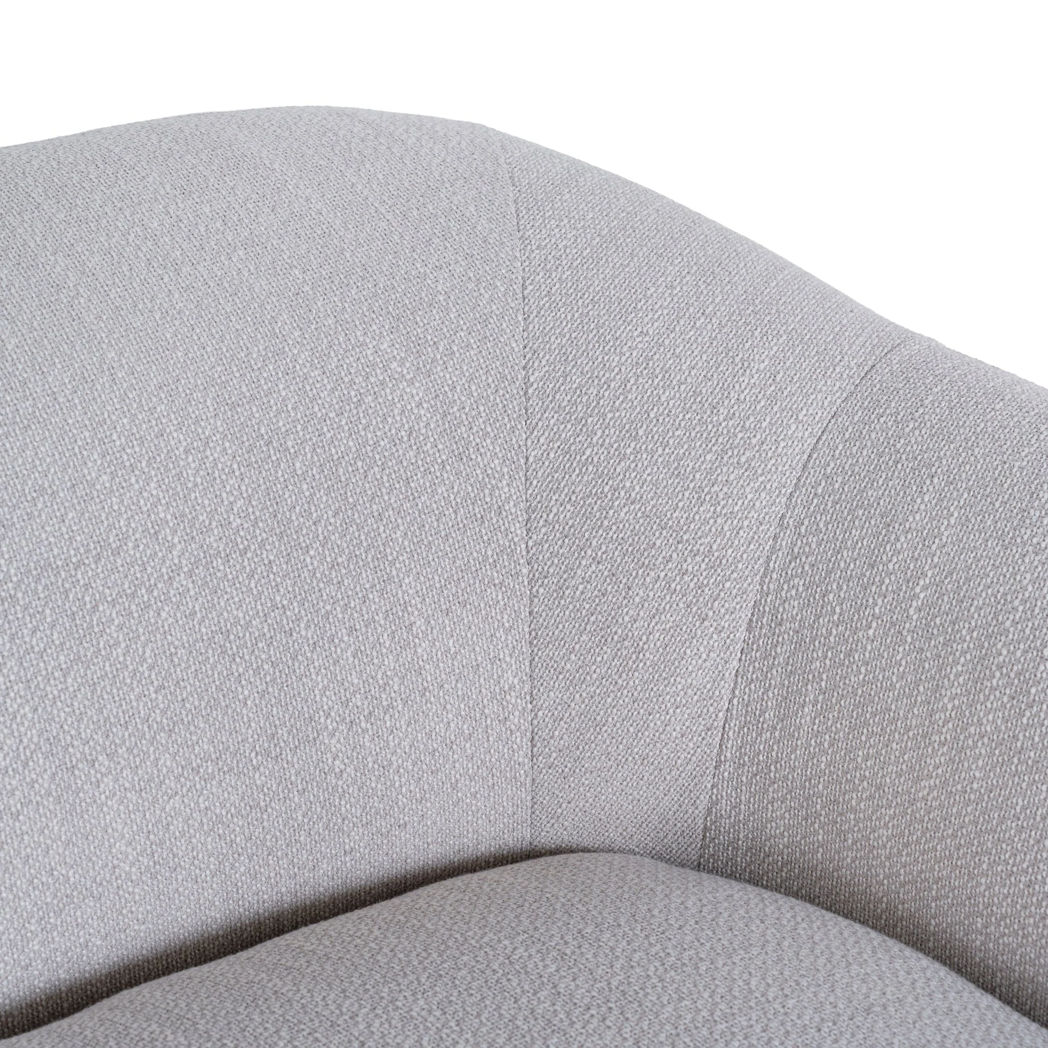 CLC10482-KSO Extended Corner Fabric Sofa - Taupe Beige - Image 13