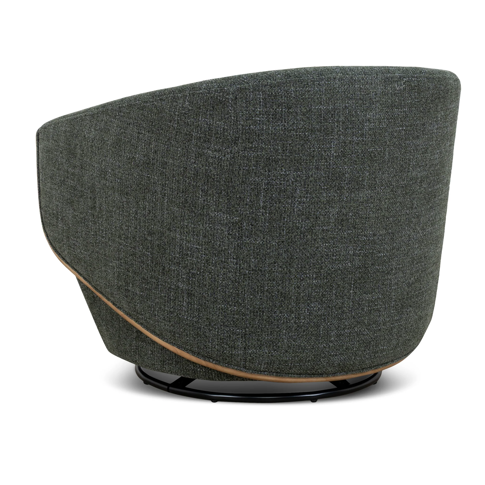 CLC10483-KSO Swivel Armchair - Moss Green - Image 4