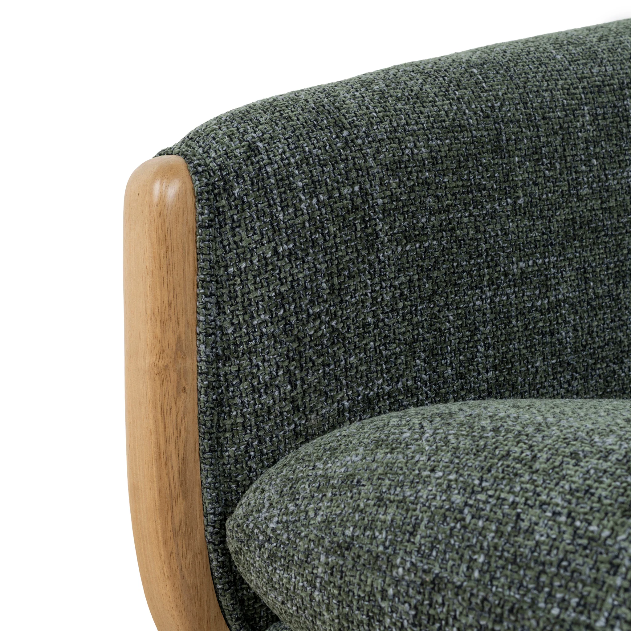 CLC10483-KSO Swivel Armchair - Moss Green - Image 9