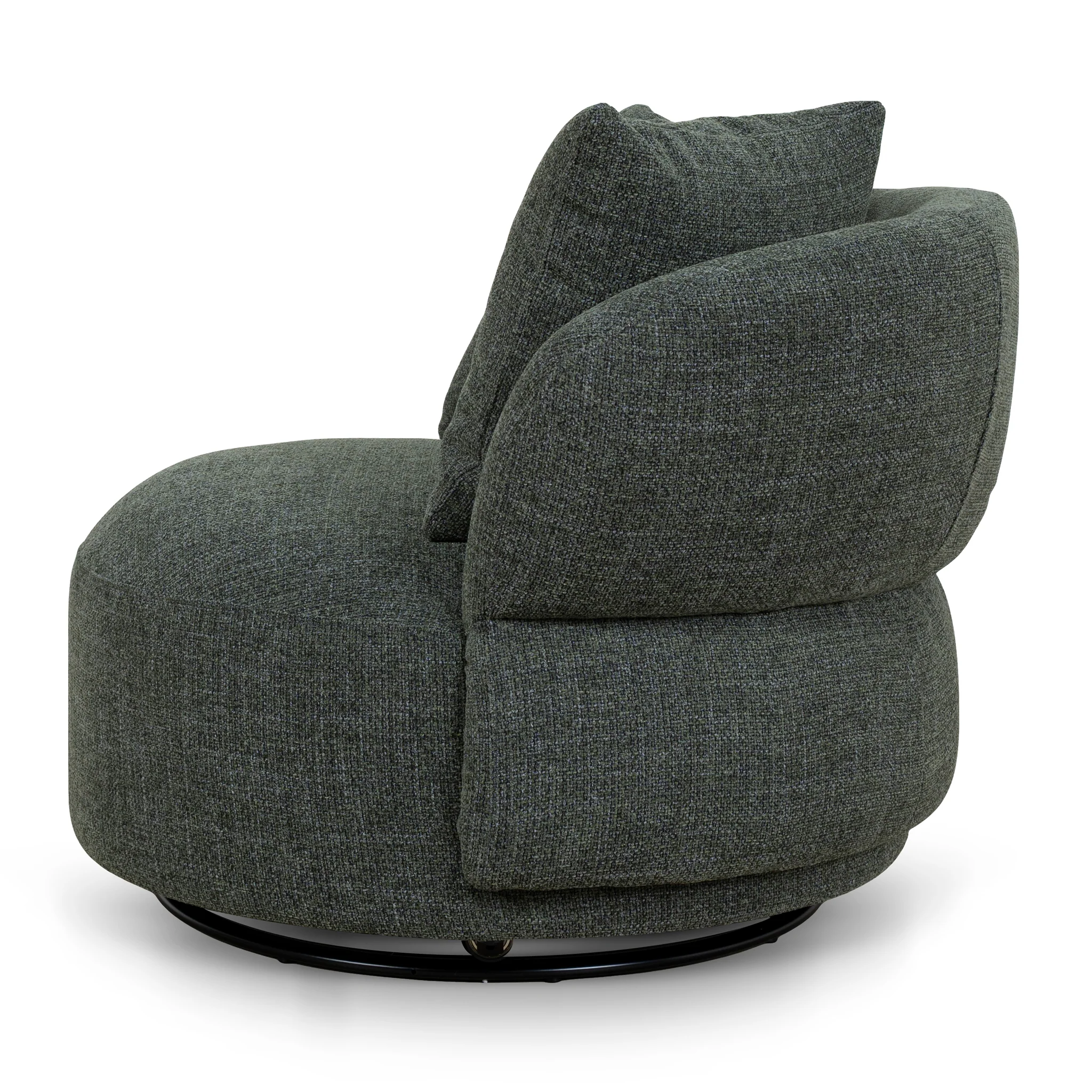 CLC10484-KSO Swivel Lounge Chair - Moss Green - Image 4