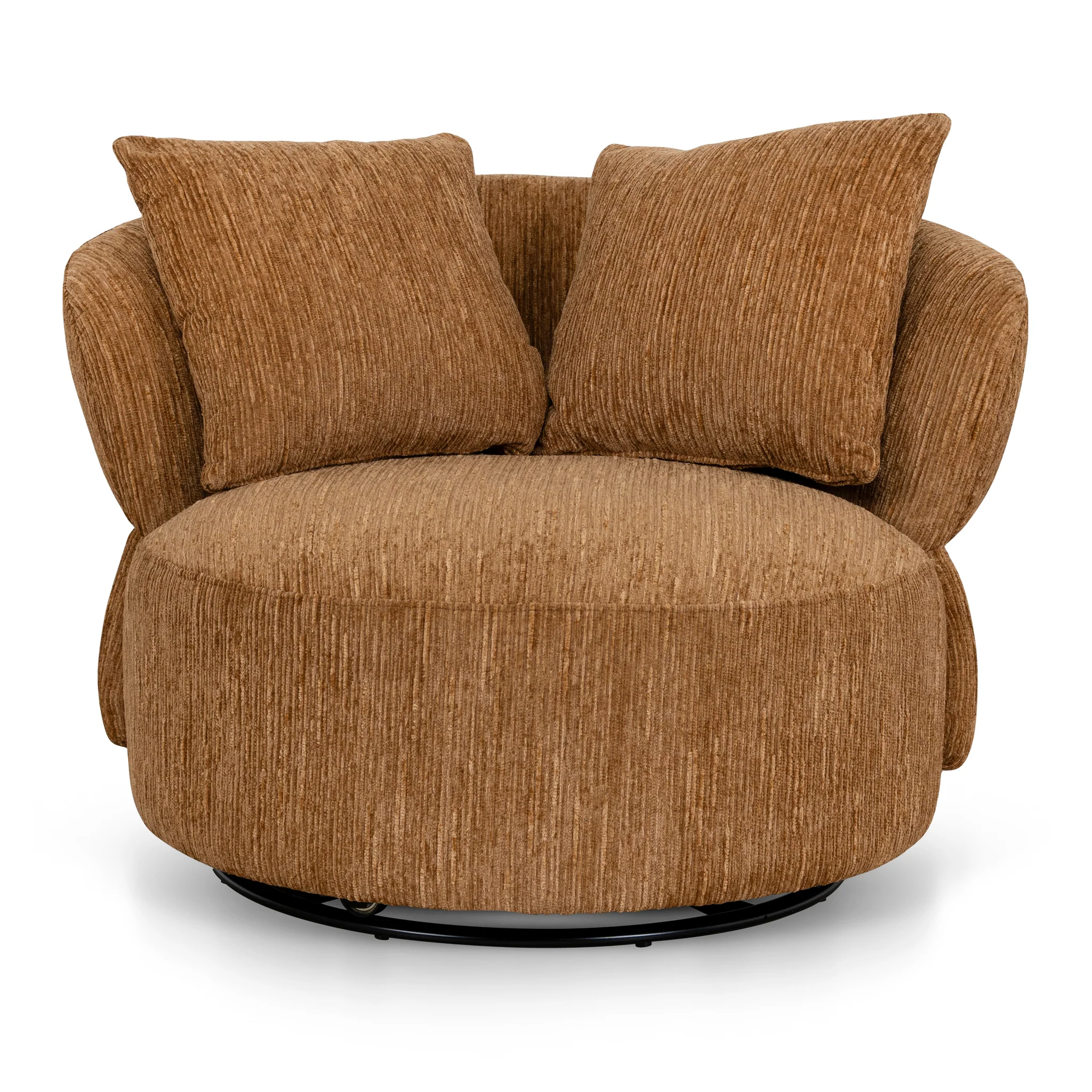 CLC10485-KSO Swivel Lounge Chair - Honey Gold - Image 2