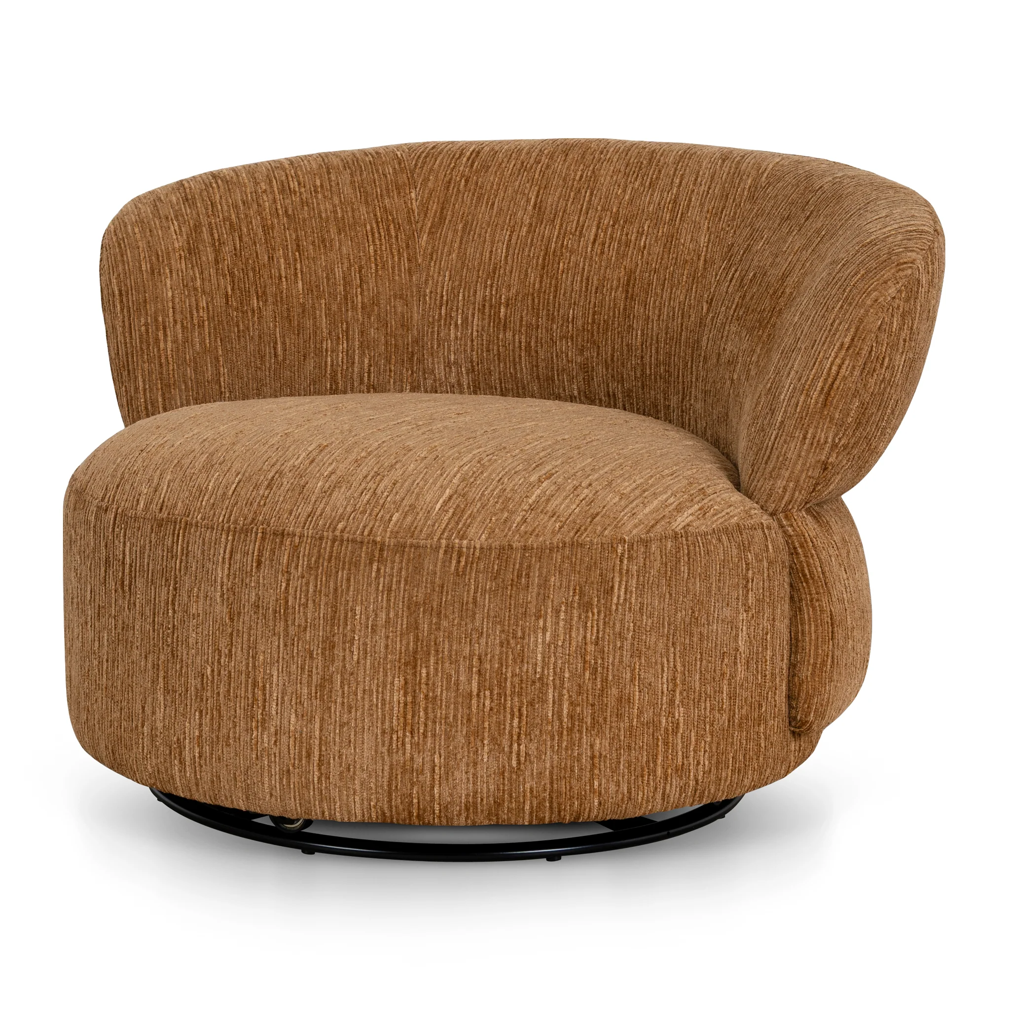 CLC10485-KSO Swivel Lounge Chair - Honey Gold - Image 3