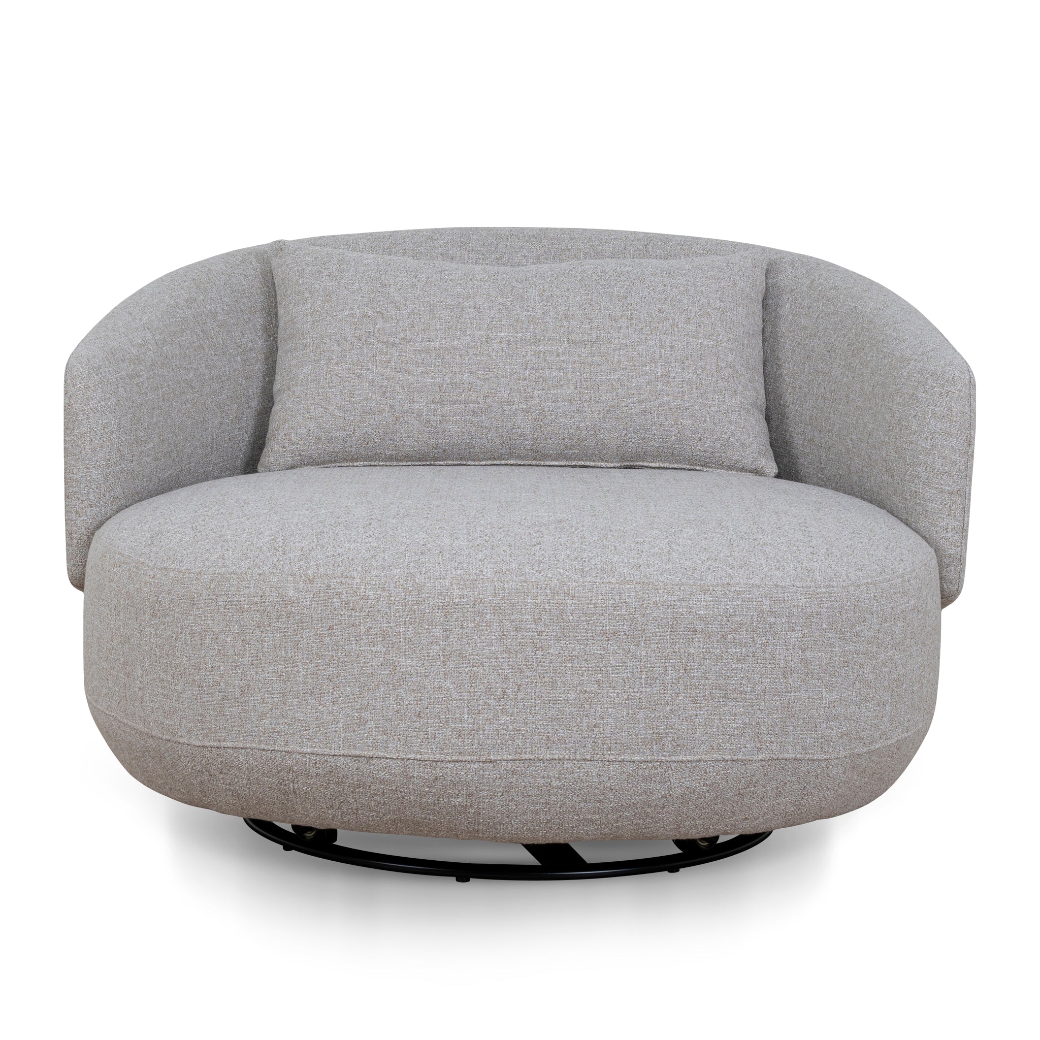 CLC10488-KSO Swivel Armchair - Warm Taupe - Image 2
